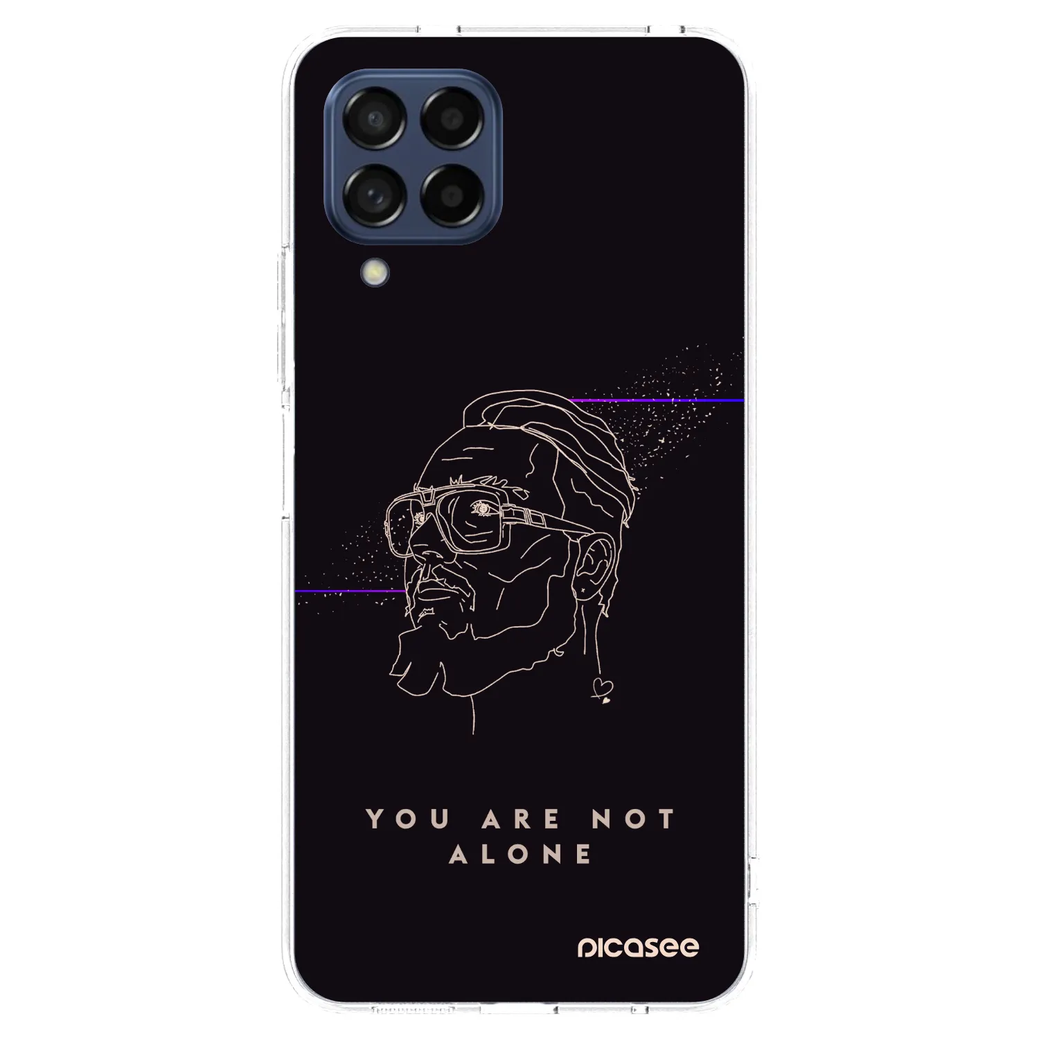 Picasee silikónový prehľadný obal pre Samsung Galaxy M53 5G - You are not alone