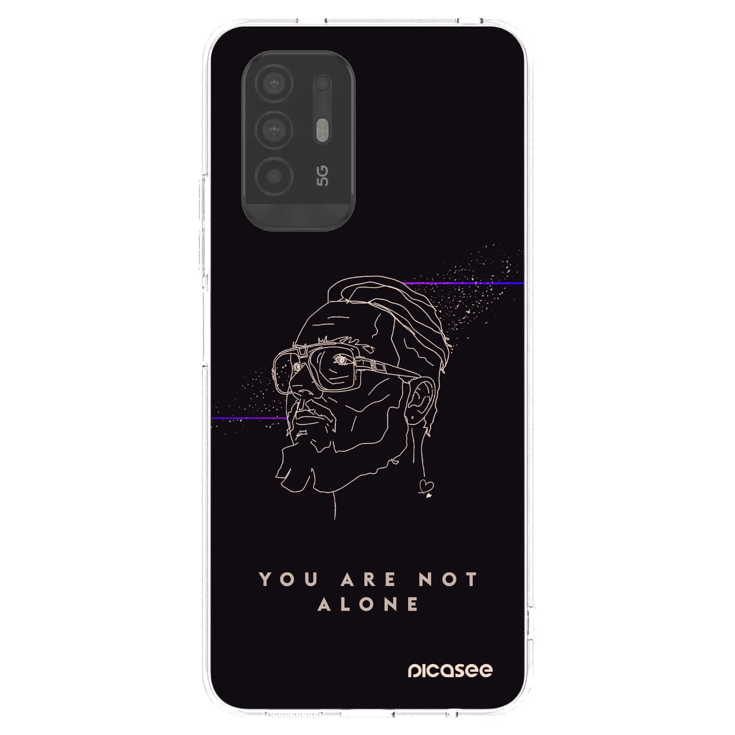 Picasee silikónový prehľadný obal pre OPPO A94 5G - You are not alone