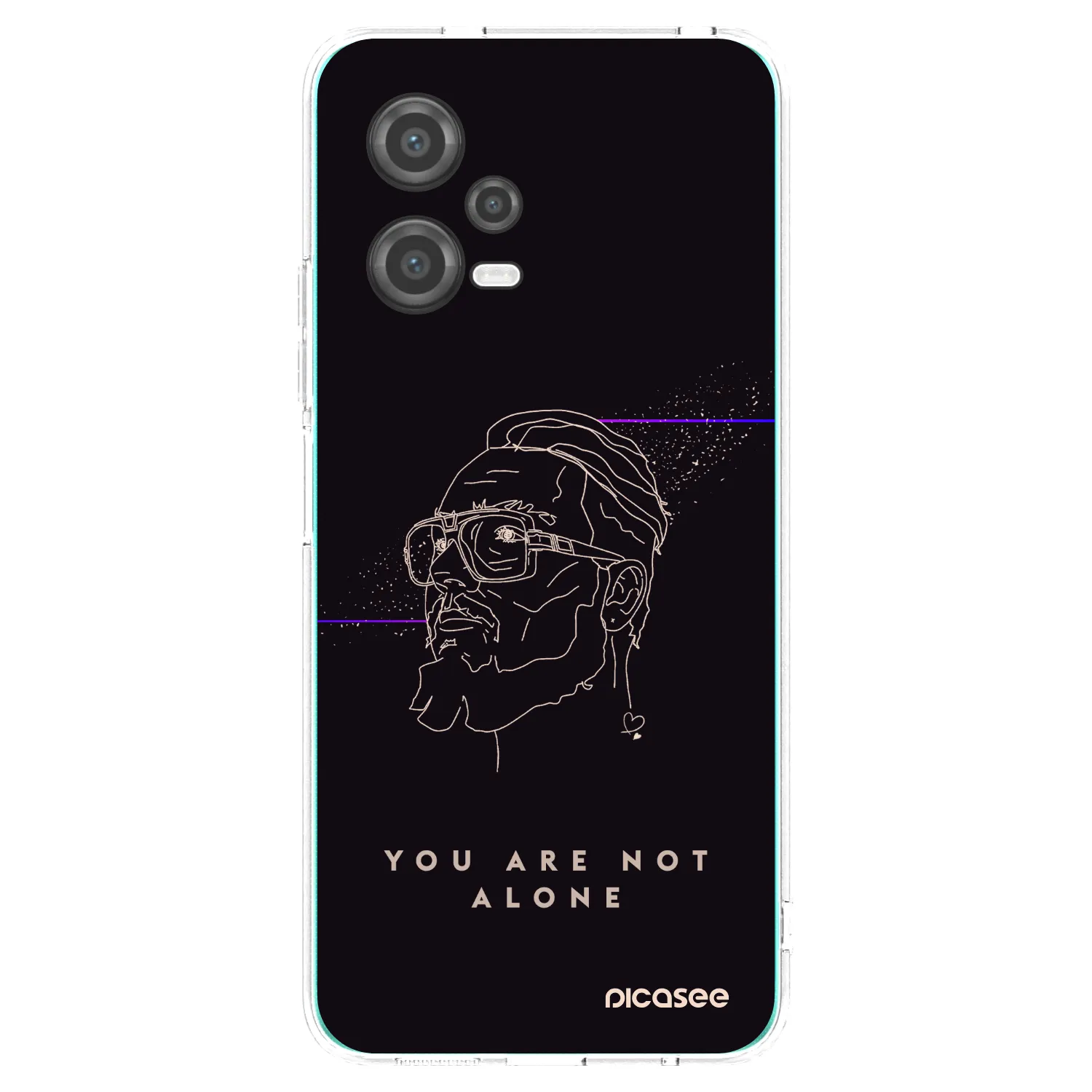Picasee silikónový prehľadný obal pre Xiaomi Poco X5 - You are not alone