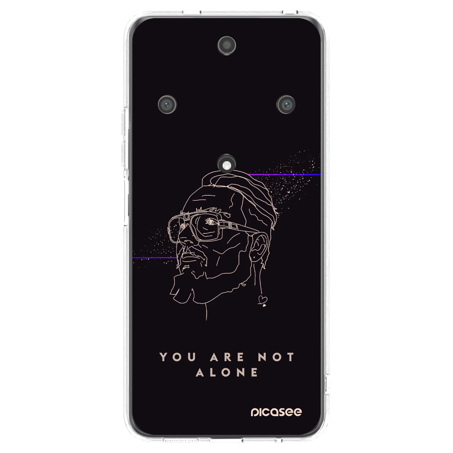 Picasee silikónový prehľadný obal pre Honor Magic5 Lite 5G - You are not alone