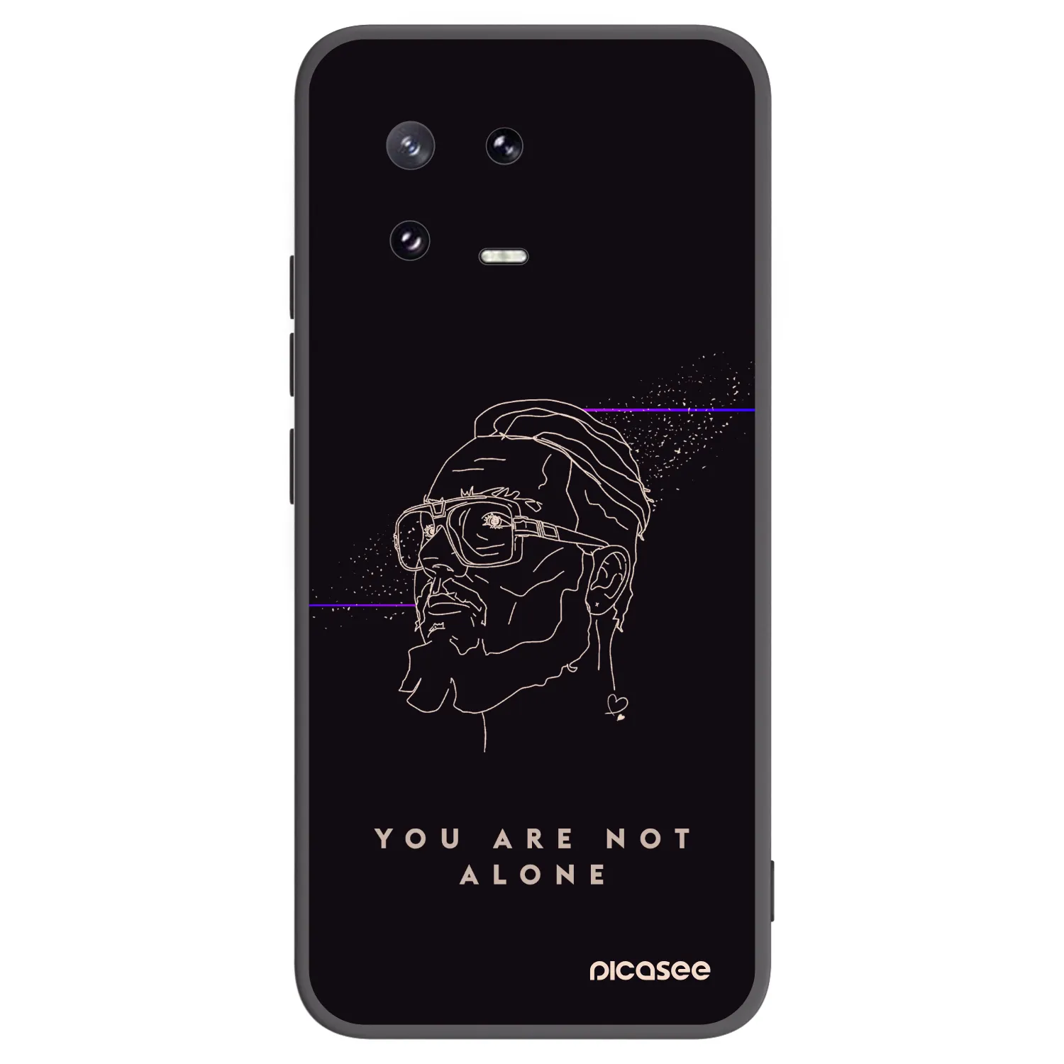 Picasee silikónový čierny obal pre Xiaomi 13 Pro - You are not alone