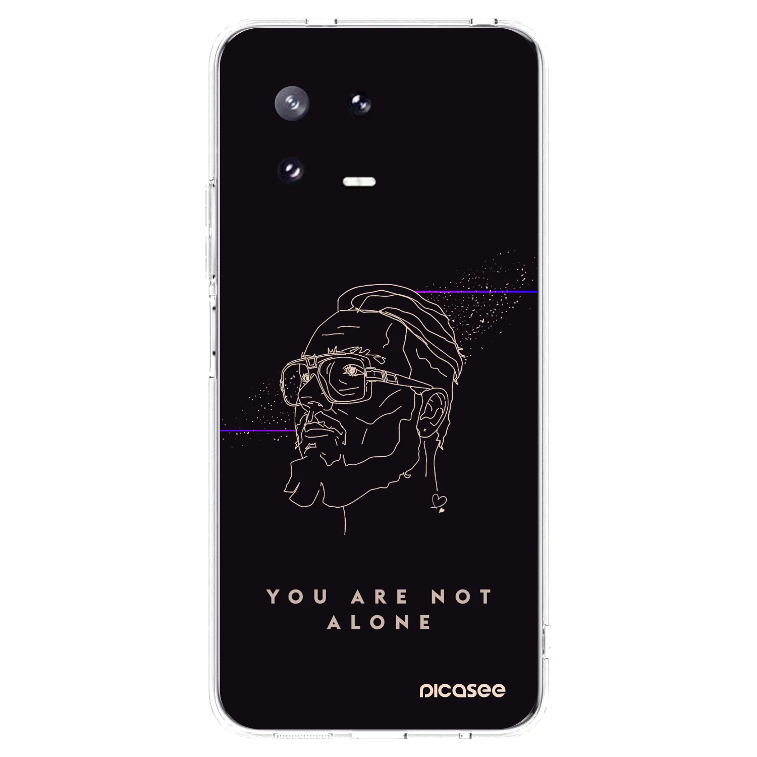 Picasee silikónový prehľadný obal pre Xiaomi 13 Pro - You are not alone