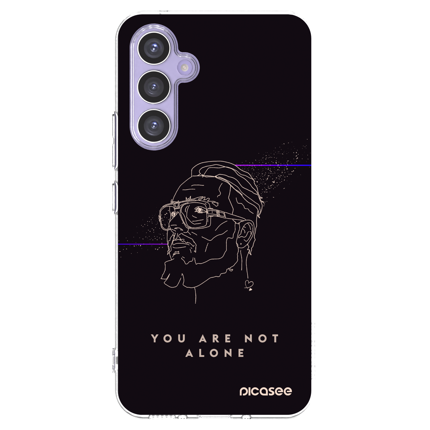 Picasee silikónový prehľadný obal pre Samsung Galaxy A54 5G A546B - You are not alone