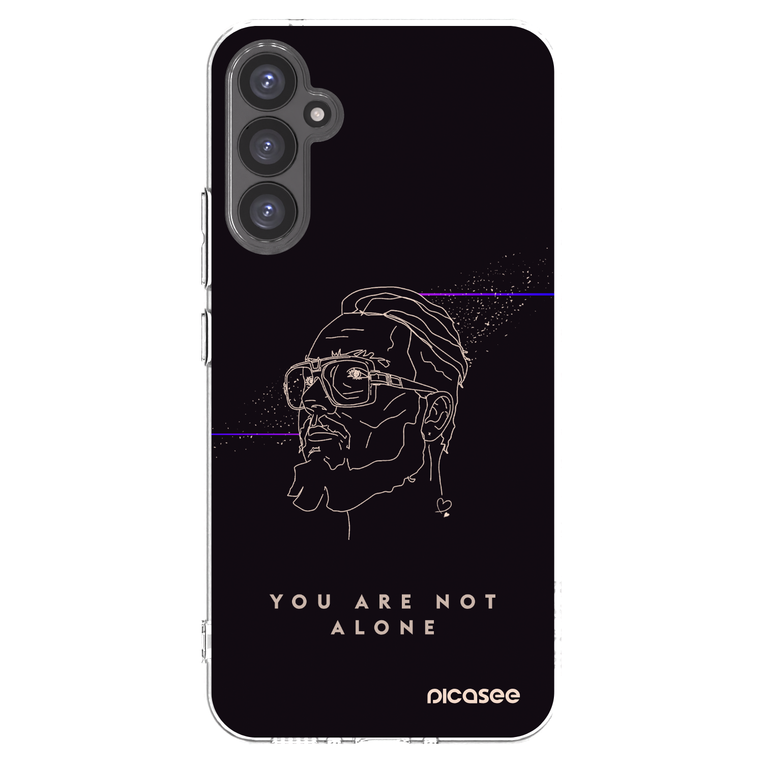 Picasee silikónový prehľadný obal pre Samsung Galaxy A34 5G A346B - You are not alone