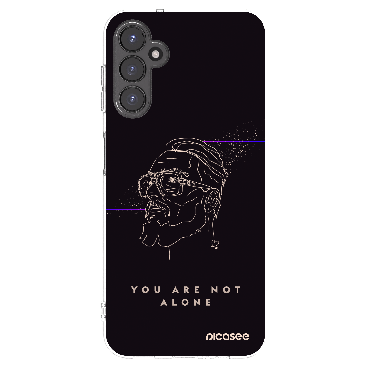 Picasee silikónový prehľadný obal pre Samsung Galaxy A14 4G A145R - You are not alone