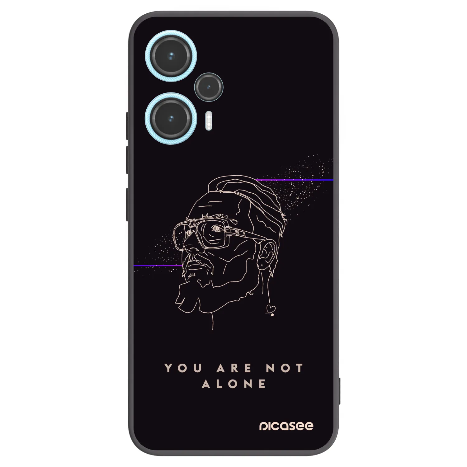 Picasee silikónový čierny obal pre Xiaomi Poco F5 - You are not alone