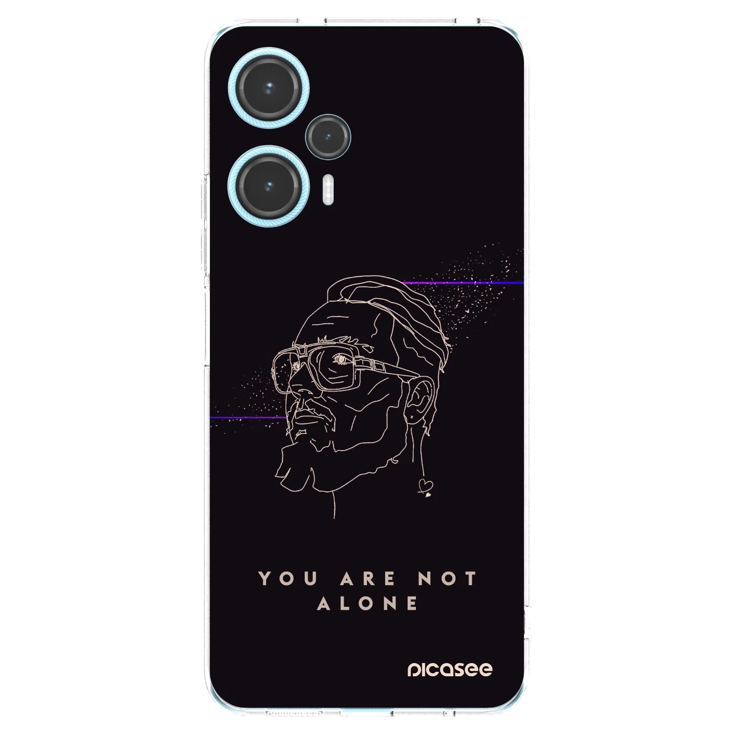 Picasee silikónový prehľadný obal pre Xiaomi Poco F5 - You are not alone