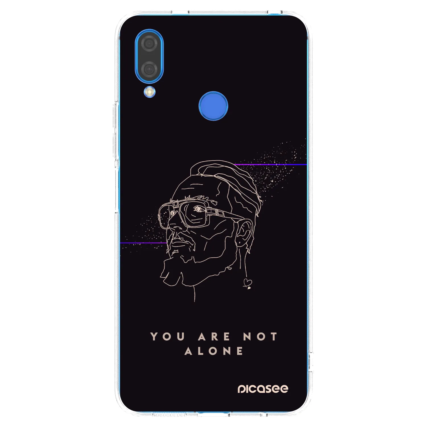 Picasee silikónový prehľadný obal pre Huawei Nova 3 - You are not alone