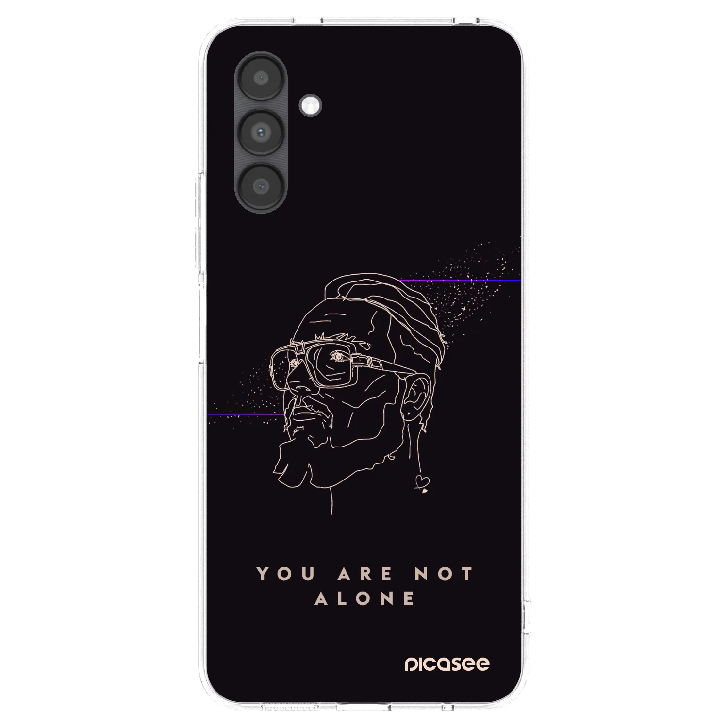 Picasee silikónový prehľadný obal pre Samsung Galaxy A04s A047F - You are not alone