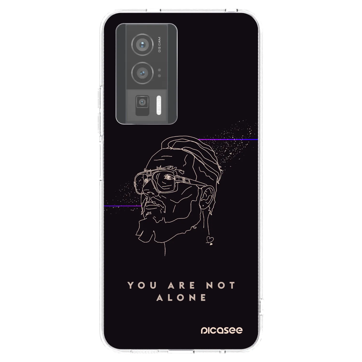 Picasee silikónový prehľadný obal pre Xiaomi Poco F5 Pro 5G - You are not alone