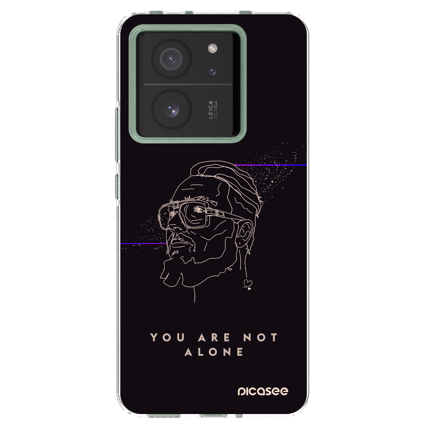 Picasee silikónový prehľadný obal pre Xiaomi 13T Pro - You are not alone
