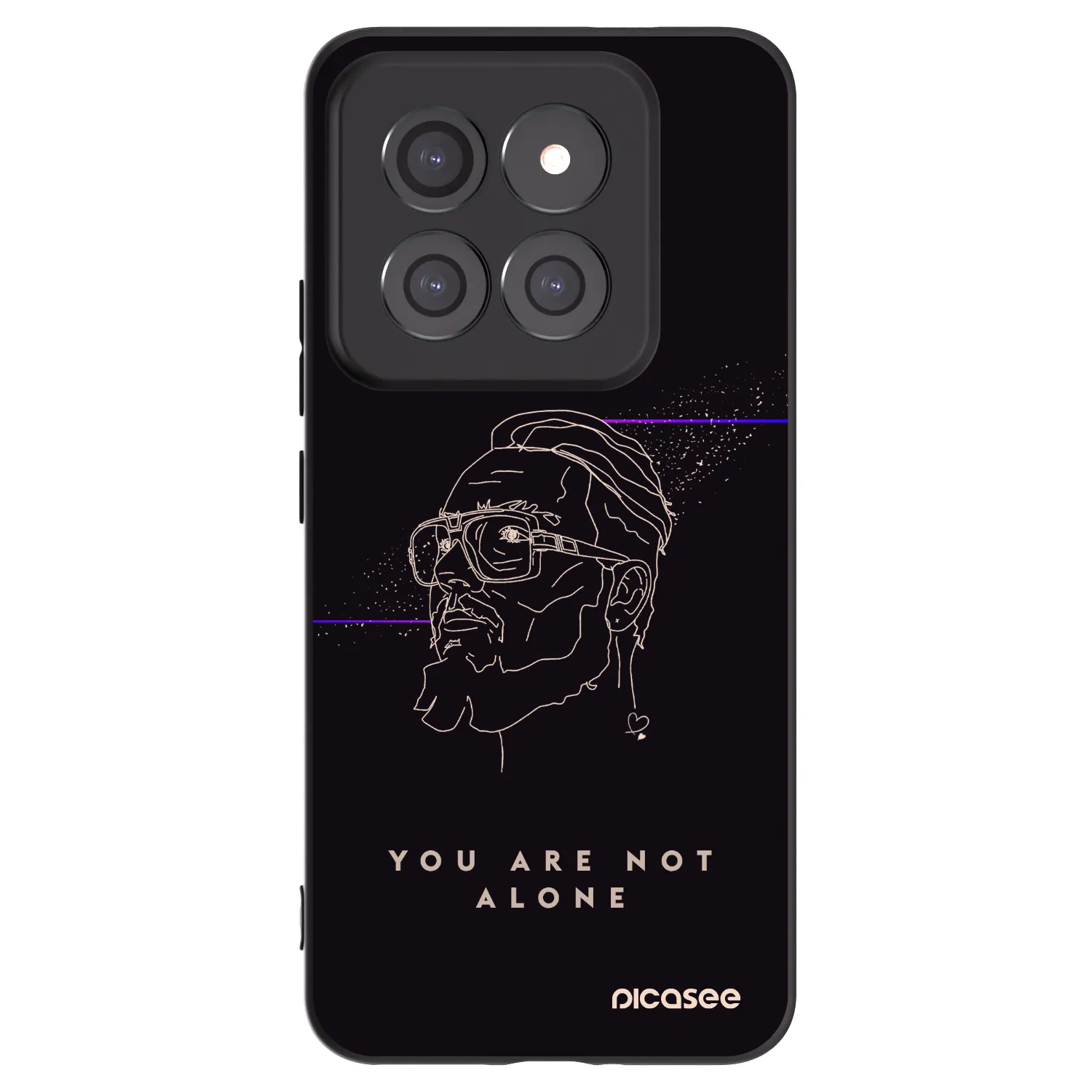 Picasee silikónový čierny obal pre Xiaomi 14 Pro - You are not alone