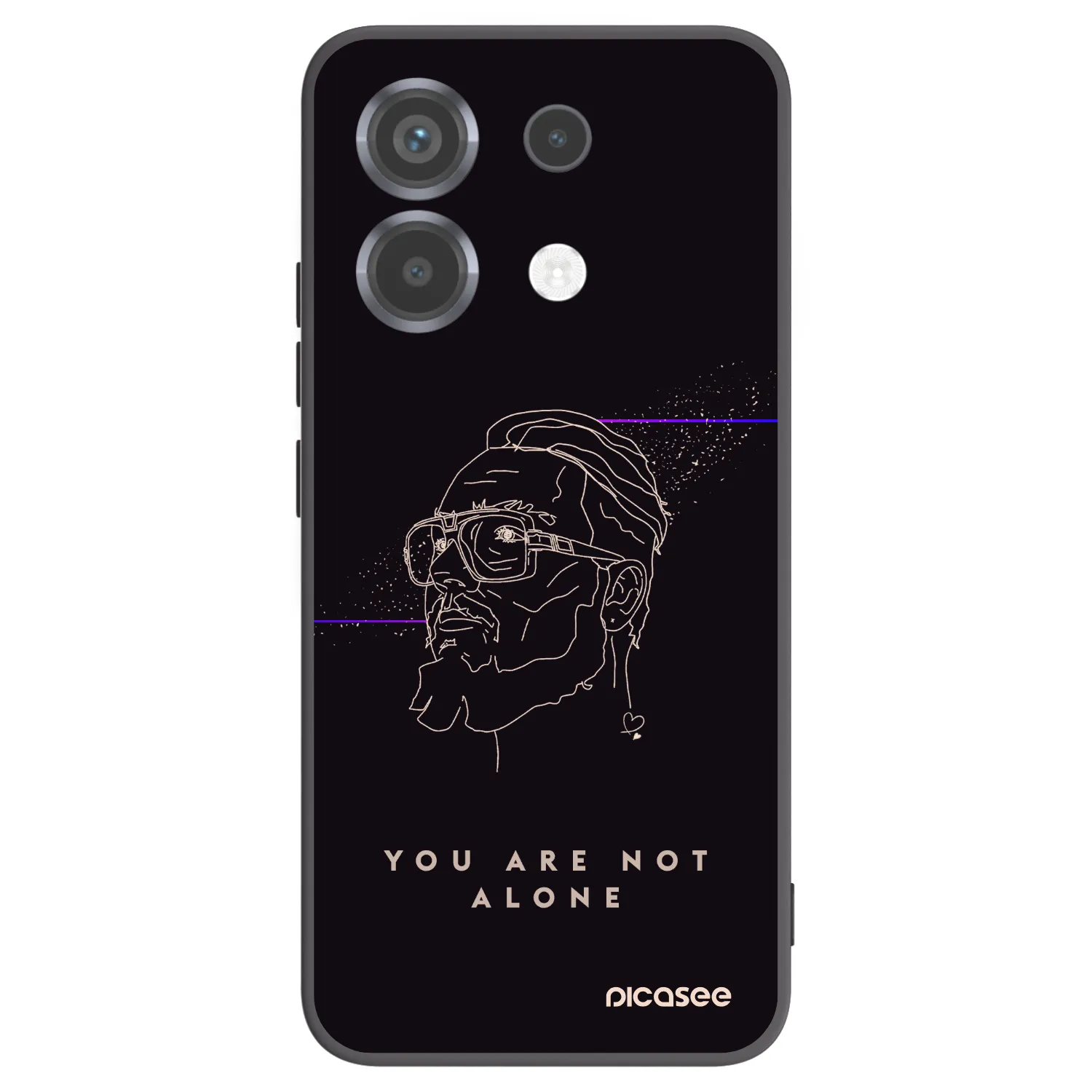 Picasee silikónový čierny obal pre Xiaomi Poco X6 - You are not alone
