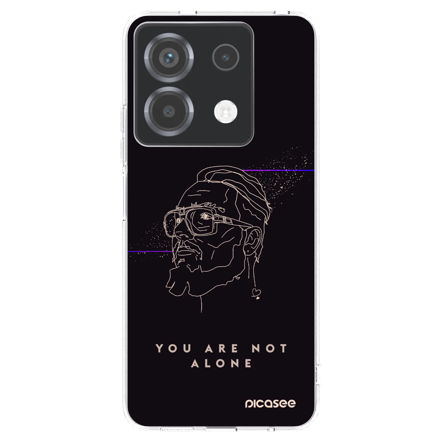 Picasee silikónový prehľadný obal pre Xiaomi Poco X6 - You are not alone