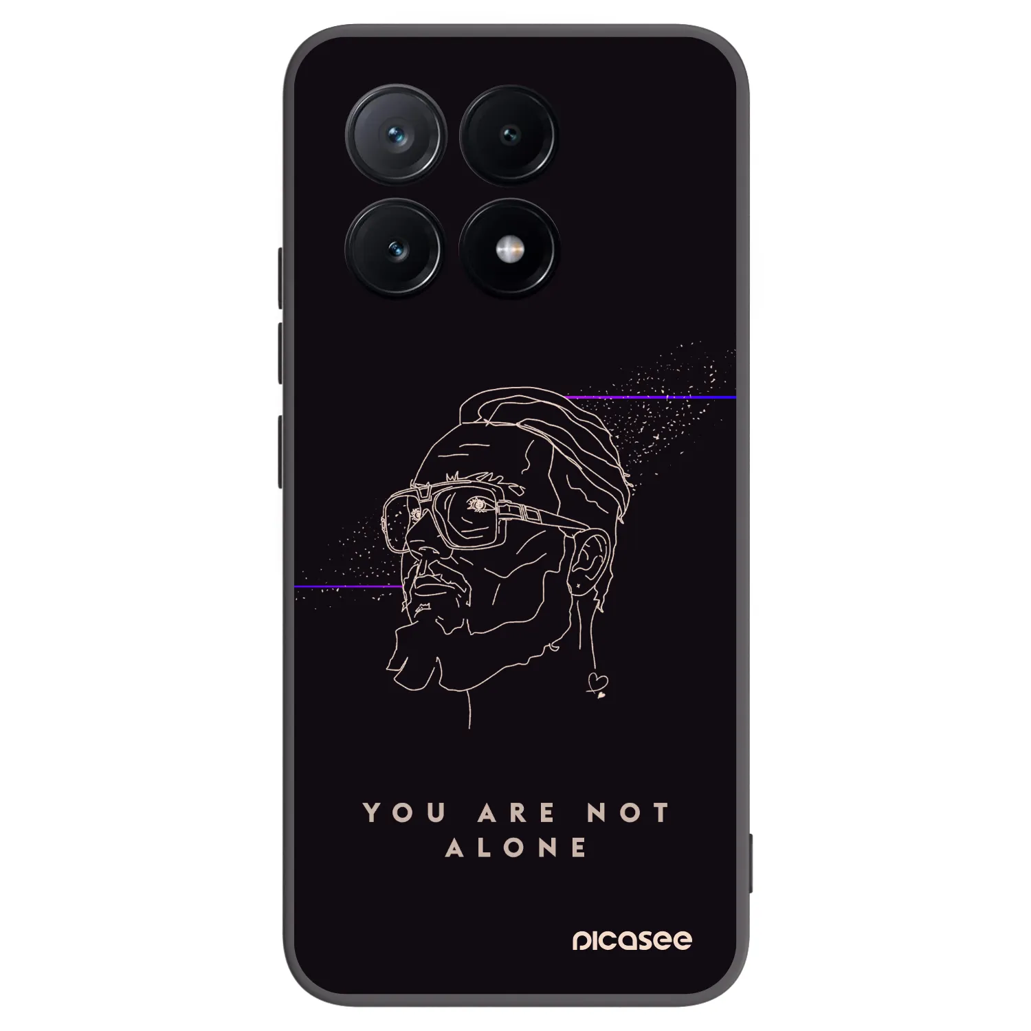 Picasee silikónový čierny obal pre Xiaomi Poco X6 Pro - You are not alone