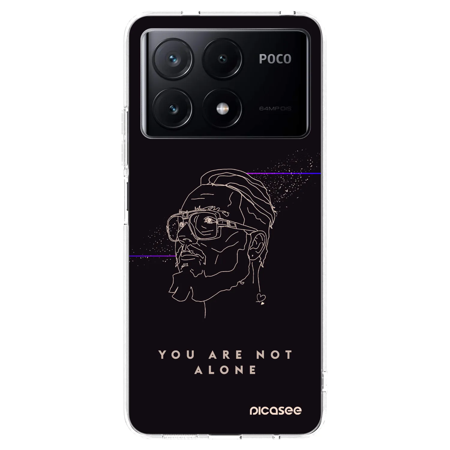 Picasee silikónový prehľadný obal pre Xiaomi Poco X6 Pro - You are not alone