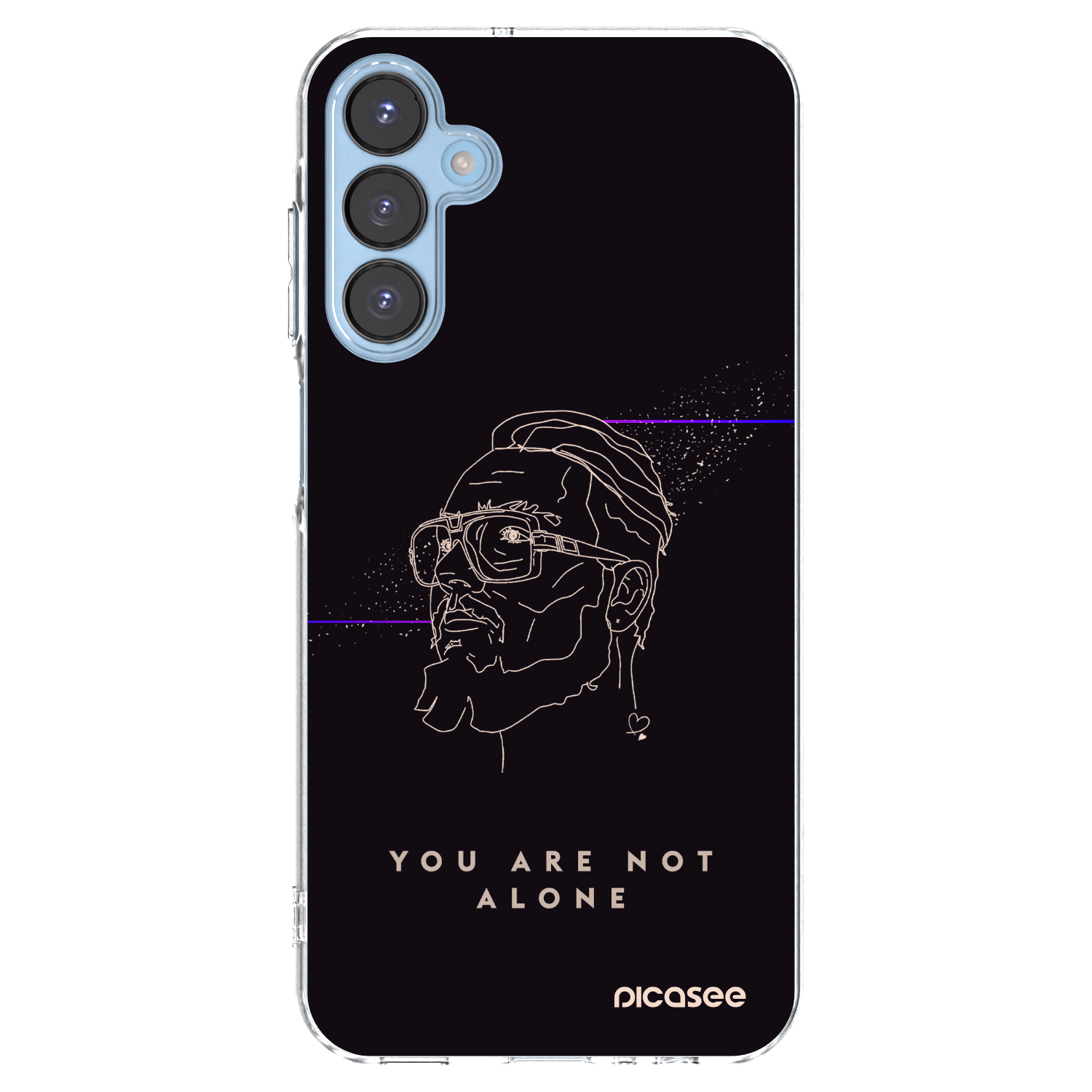 Picasee silikónový prehľadný obal pre Samsung Galaxy A15 A156B 5G - You are not alone