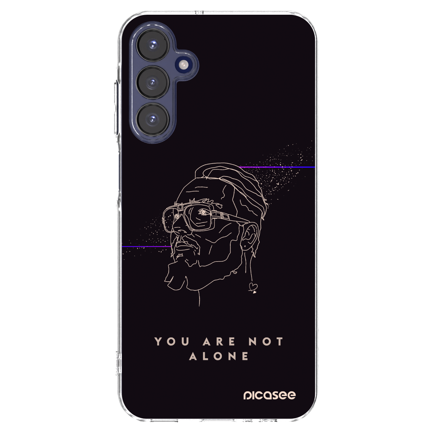 Picasee silikónový prehľadný obal pre Samsung Galaxy A15 A155F 4G - You are not alone