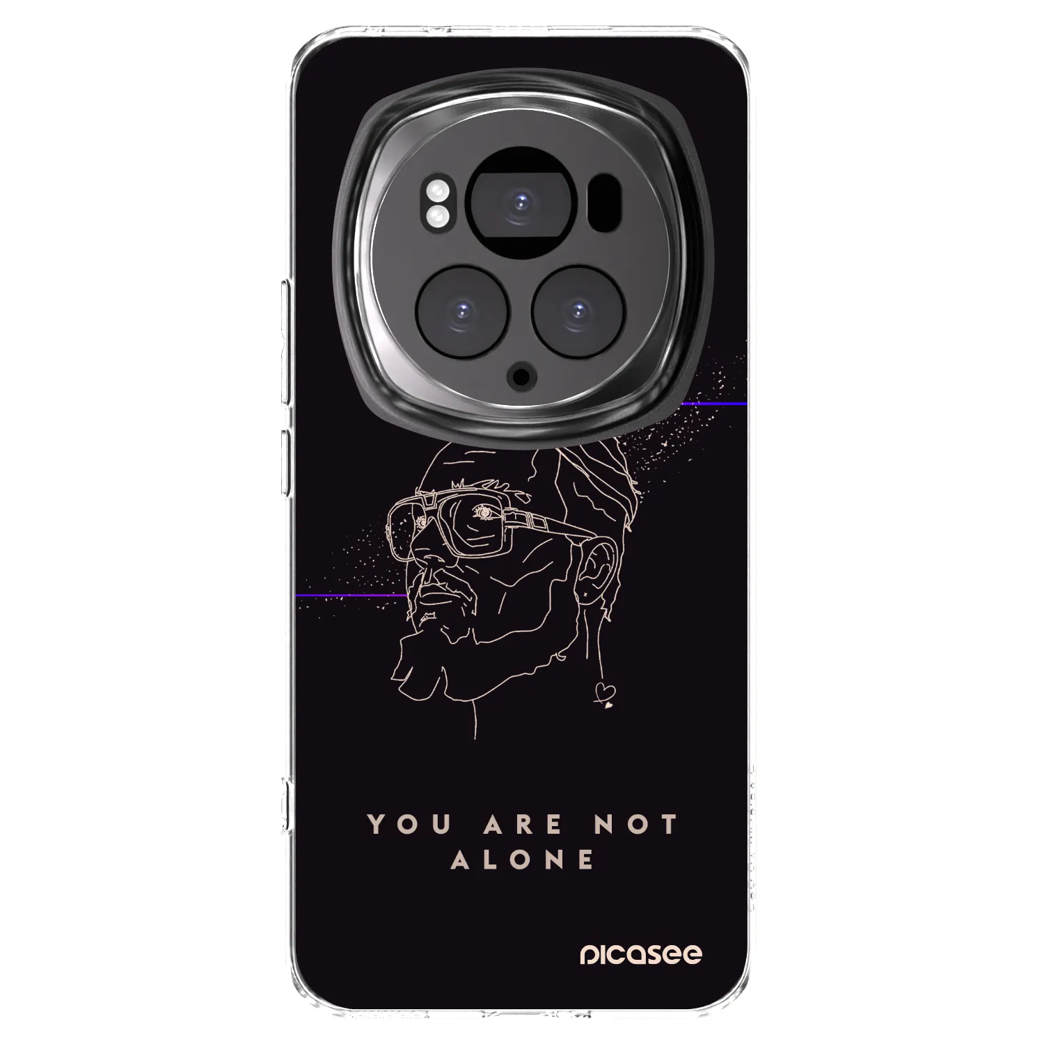 Picasee silikónový prehľadný obal pre Honor Magic6 Pro - You are not alone
