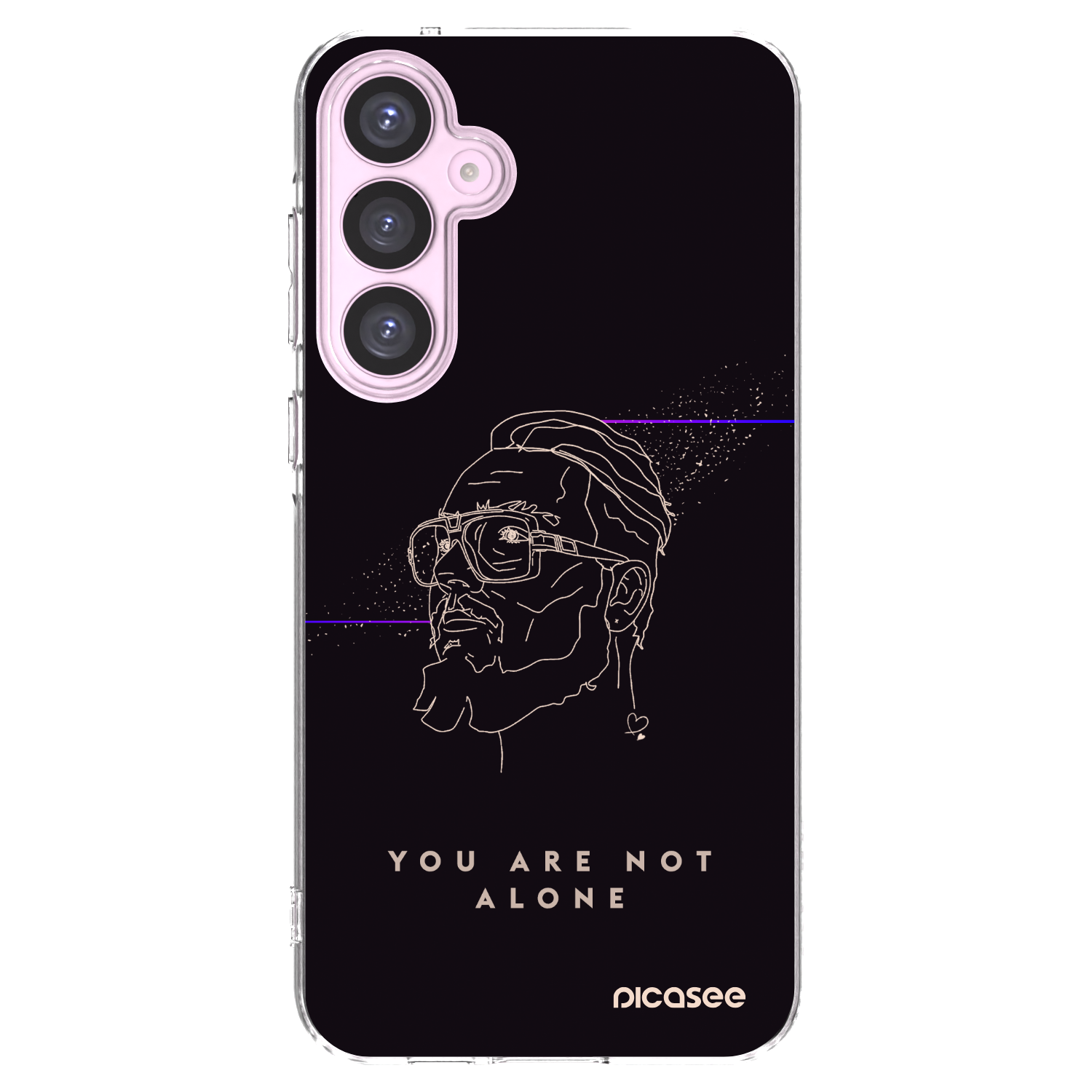 Picasee silikónový prehľadný obal pre Samsung Galaxy A55 5G A556B - You are not alone