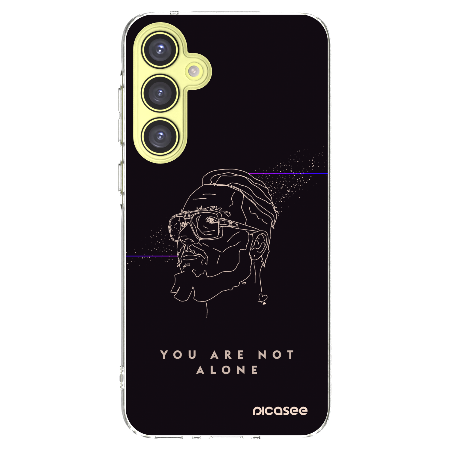 Picasee silikónový prehľadný obal pre Samsung Galaxy A35 5G A356B - You are not alone