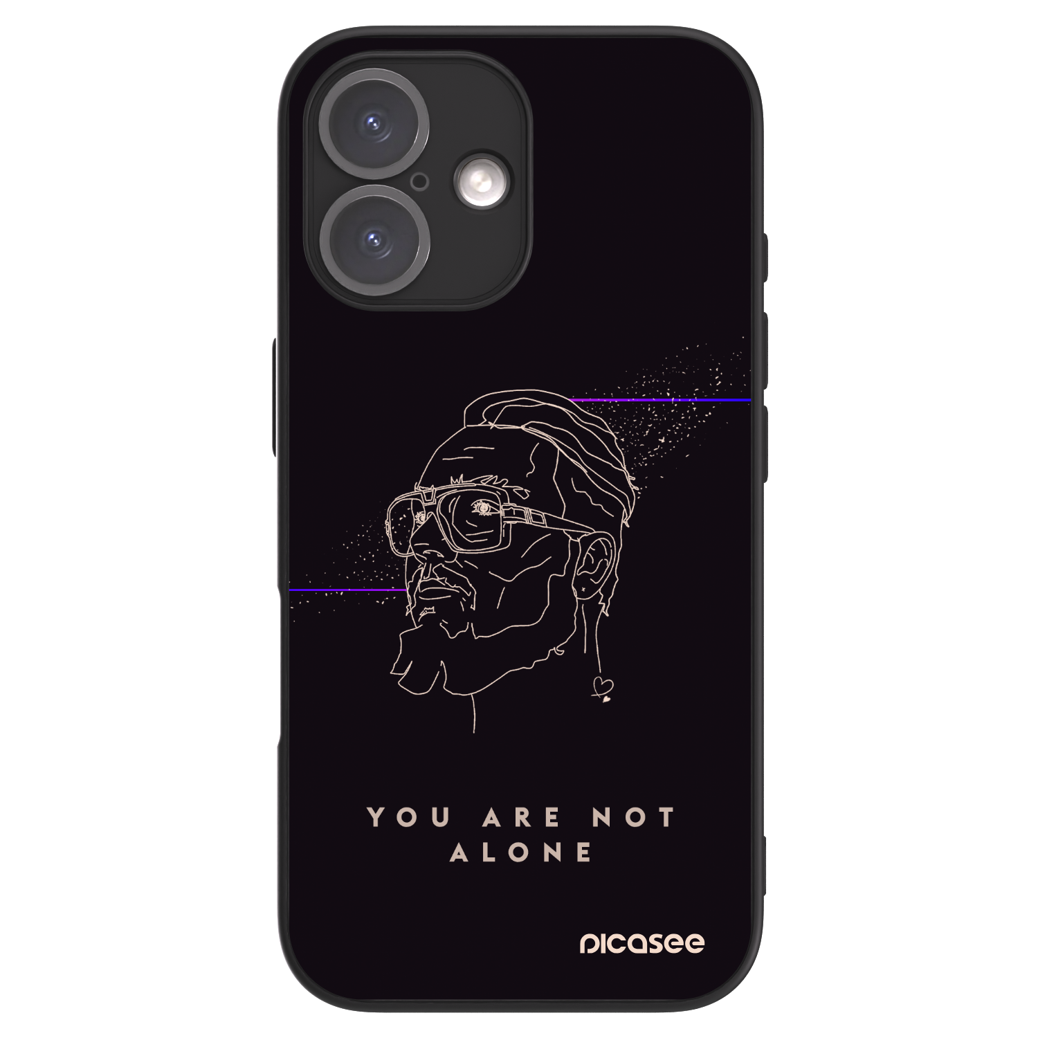 Picasee ULTIMATE CASE MagSafe pro Apple iPhone 16 - You are not alone