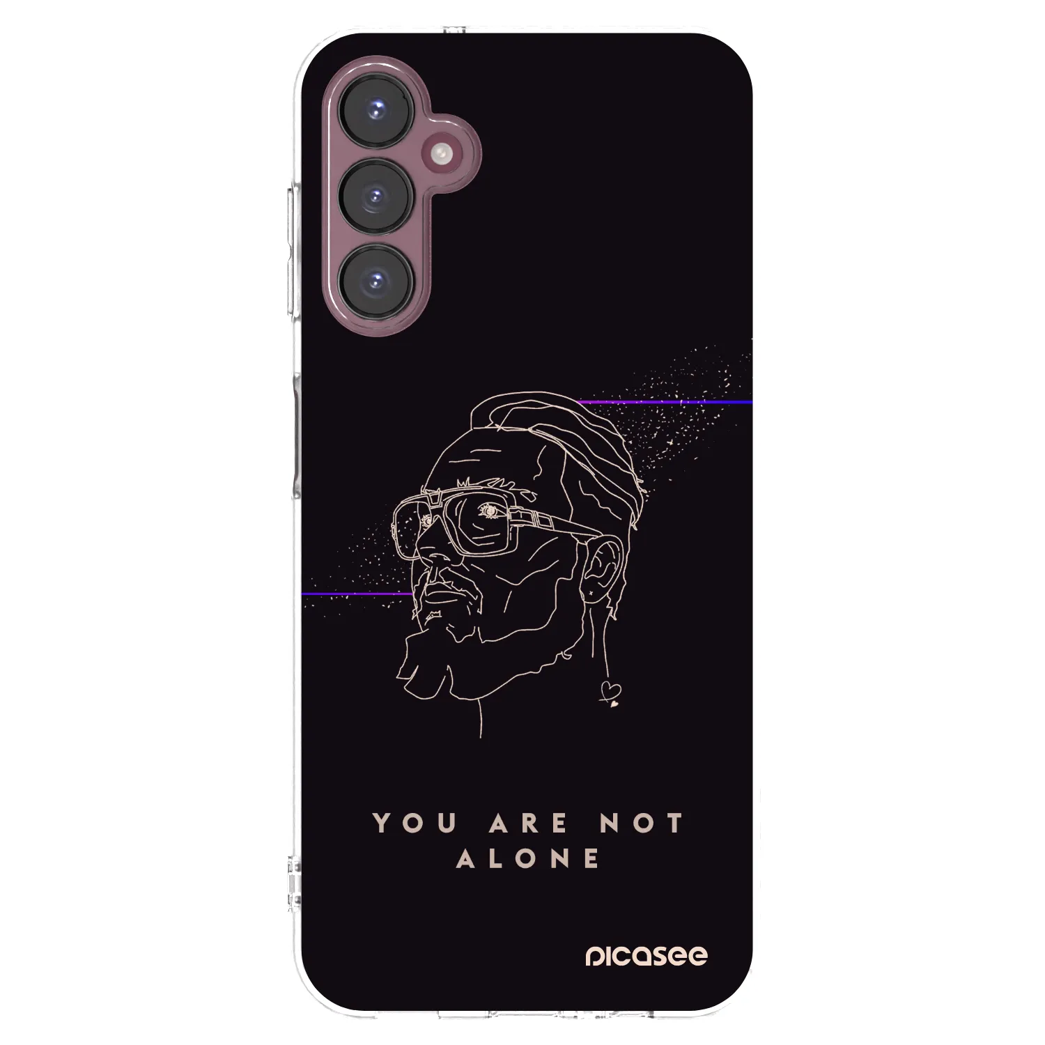 Picasee silikónový prehľadný obal pre Samsung Galaxy A05s A057G - You are not alone