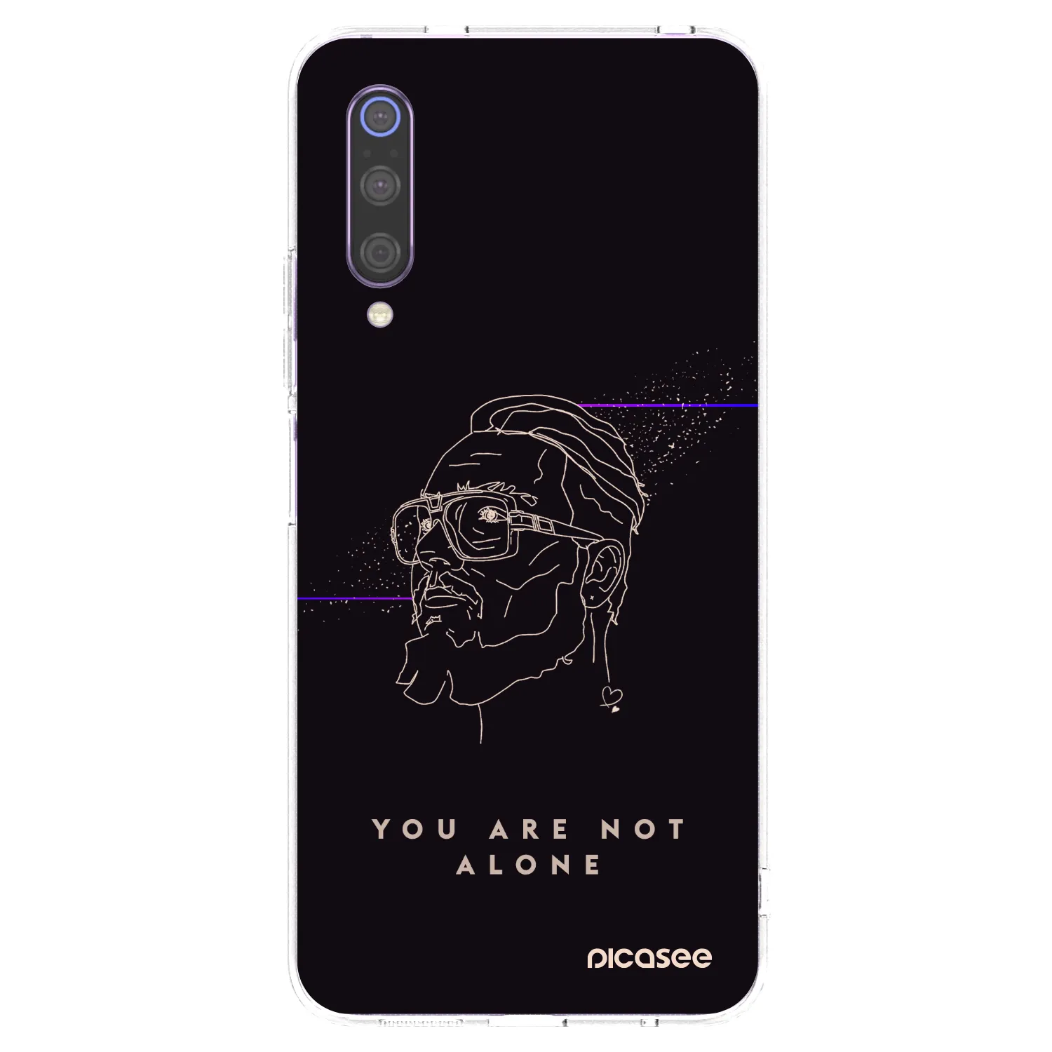Picasee silikónový prehľadný obal pre Xiaomi Mi 9 - You are not alone