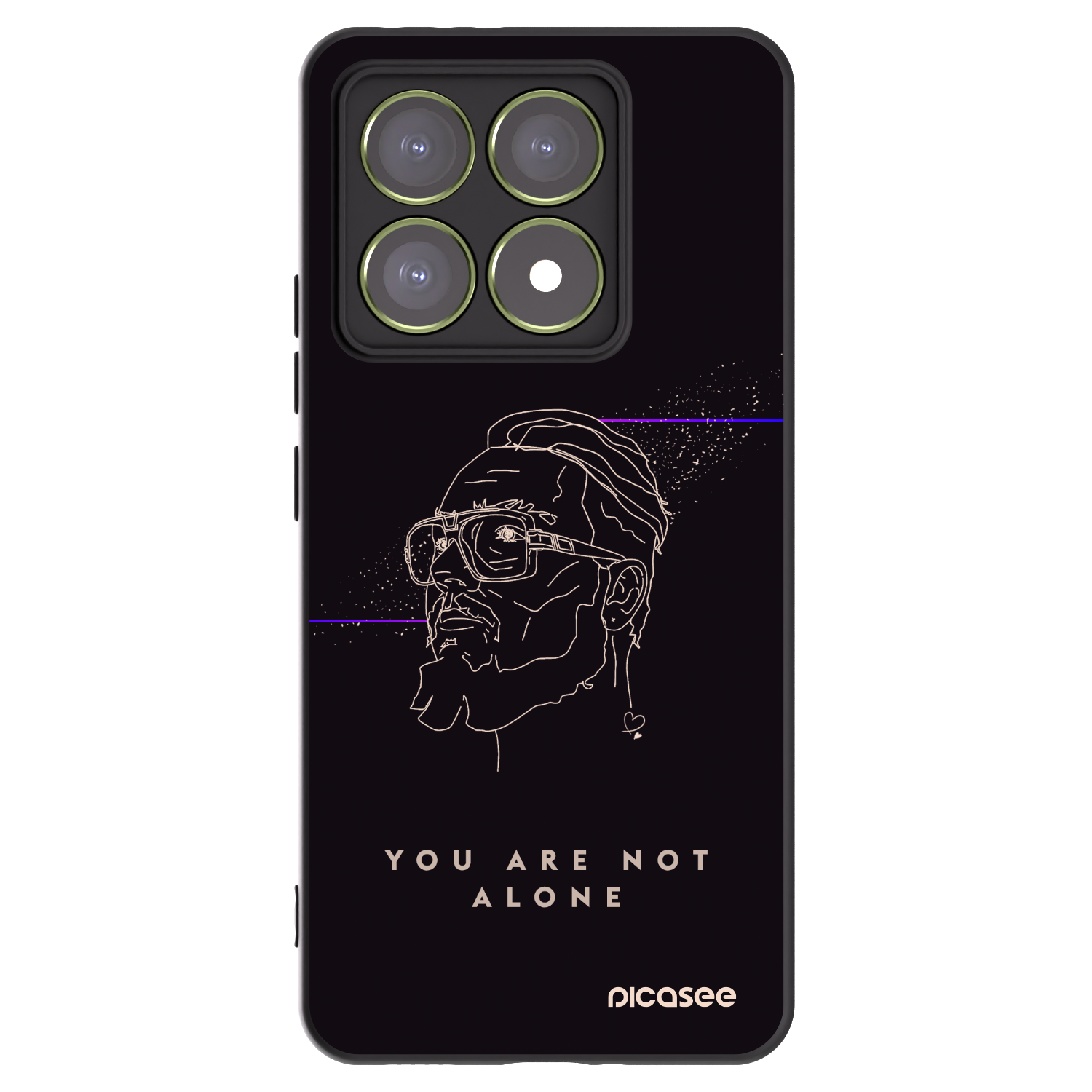 Picasee silikónový čierny obal pre Xiaomi 14T - You are not alone