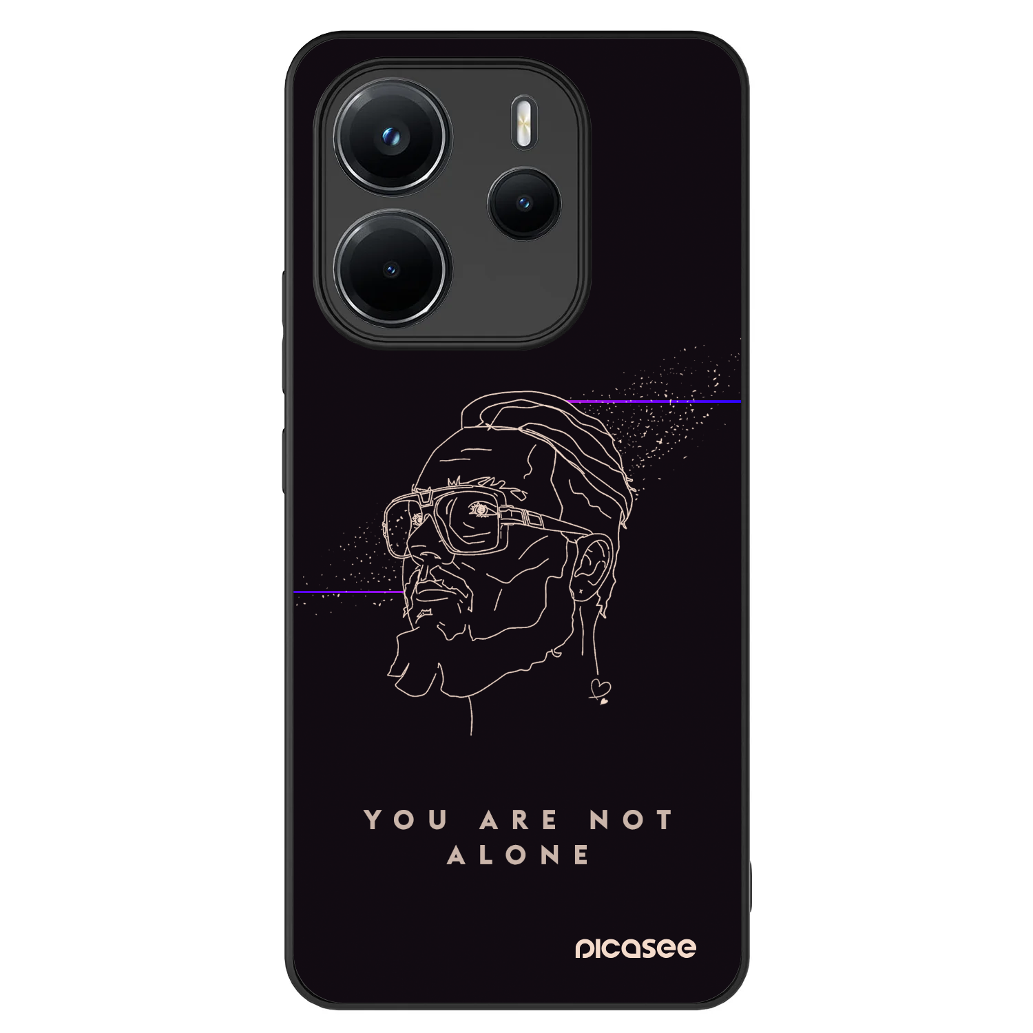 Picasee ULTIMATE CASE pro Xiaomi Redmi Note 14 4G - You are not alone