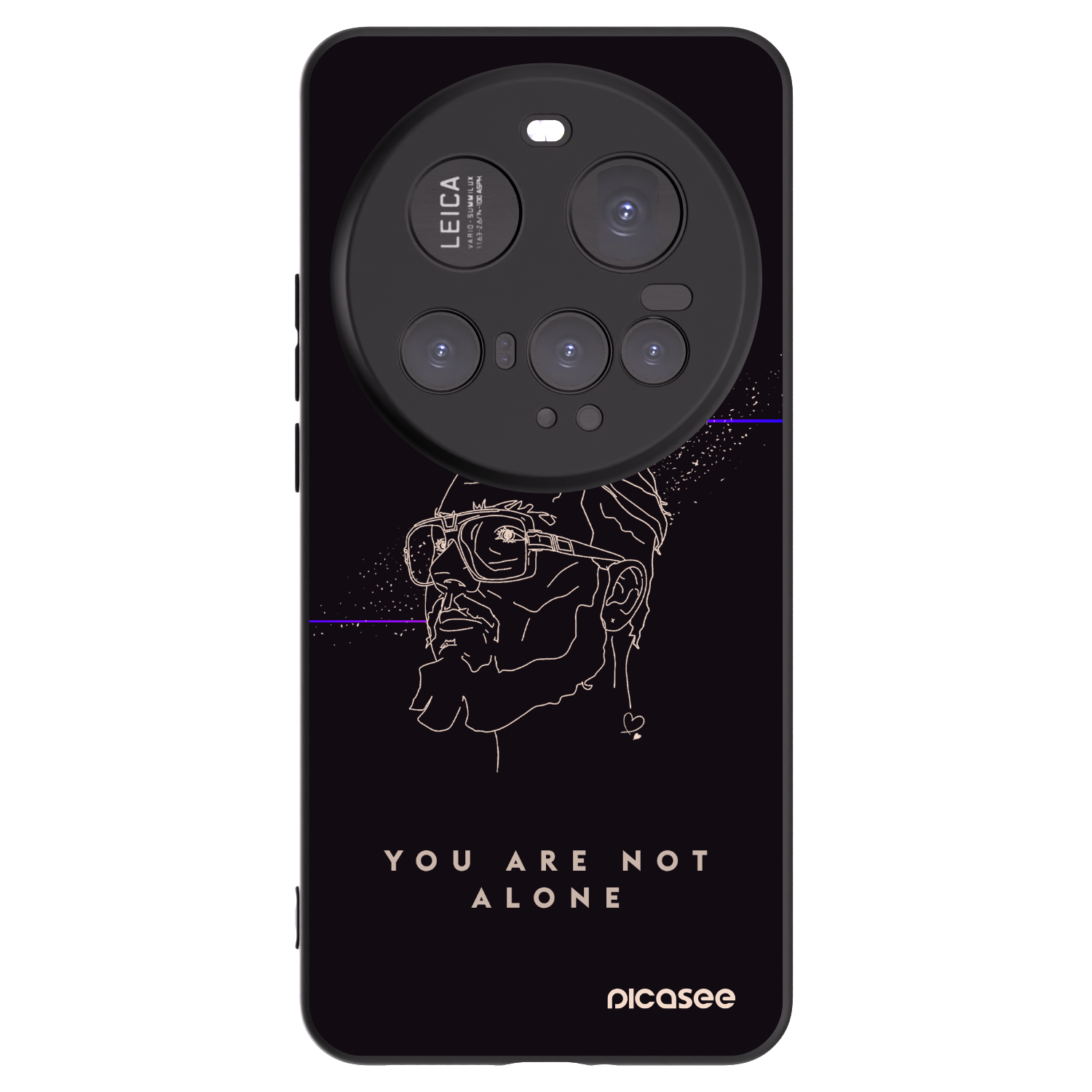 Picasee silikónový čierny obal pre Xiaomi 15 Ultra - You are not alone