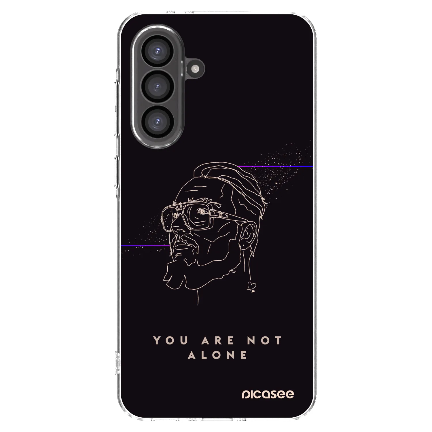Picasee silikónový prehľadný obal pre Samsung Galaxy A56 5G A566B - You are not alone