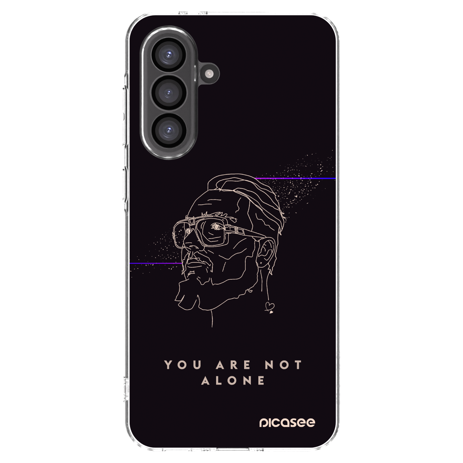 Picasee silikónový prehľadný obal pre Samsung Galaxy A36 5G - You are not alone