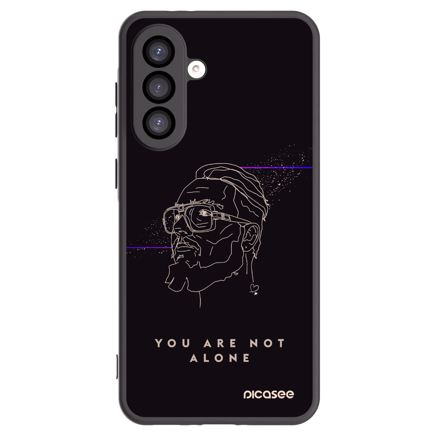 Picasee silikónový čierny obal pre Samsung Galaxy A26 5G A266B - You are not alone