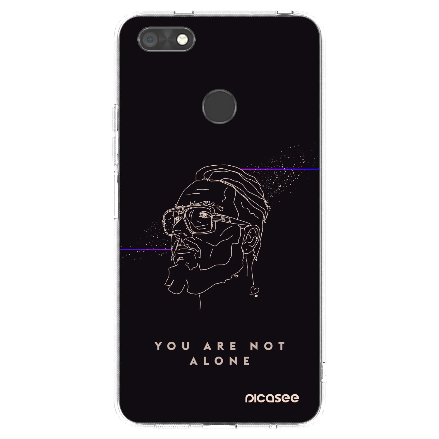 Picasee silikónový prehľadný obal pre Huawei P9 Lite Mini - You are not alone