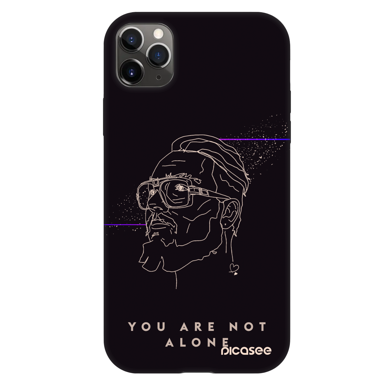 Picasee Fashion Case pre Apple iPhone 11 Pro Max - You are not alone
