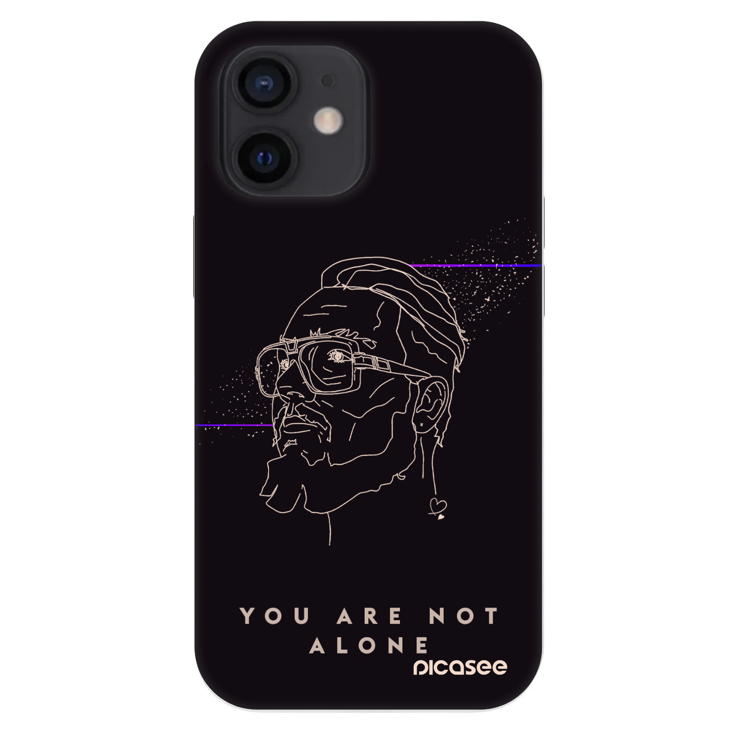 Picasee Fashion Case pre Apple iPhone 12 mini - You are not alone