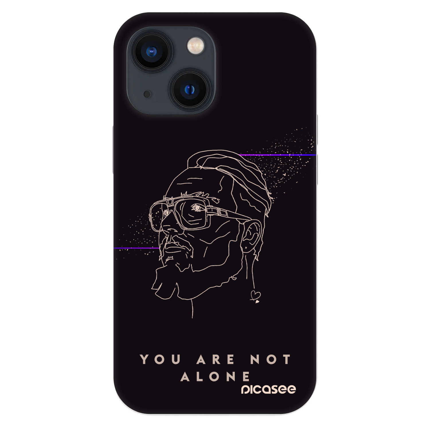 Picasee Fashion Case pre Apple iPhone 13 mini - You are not alone