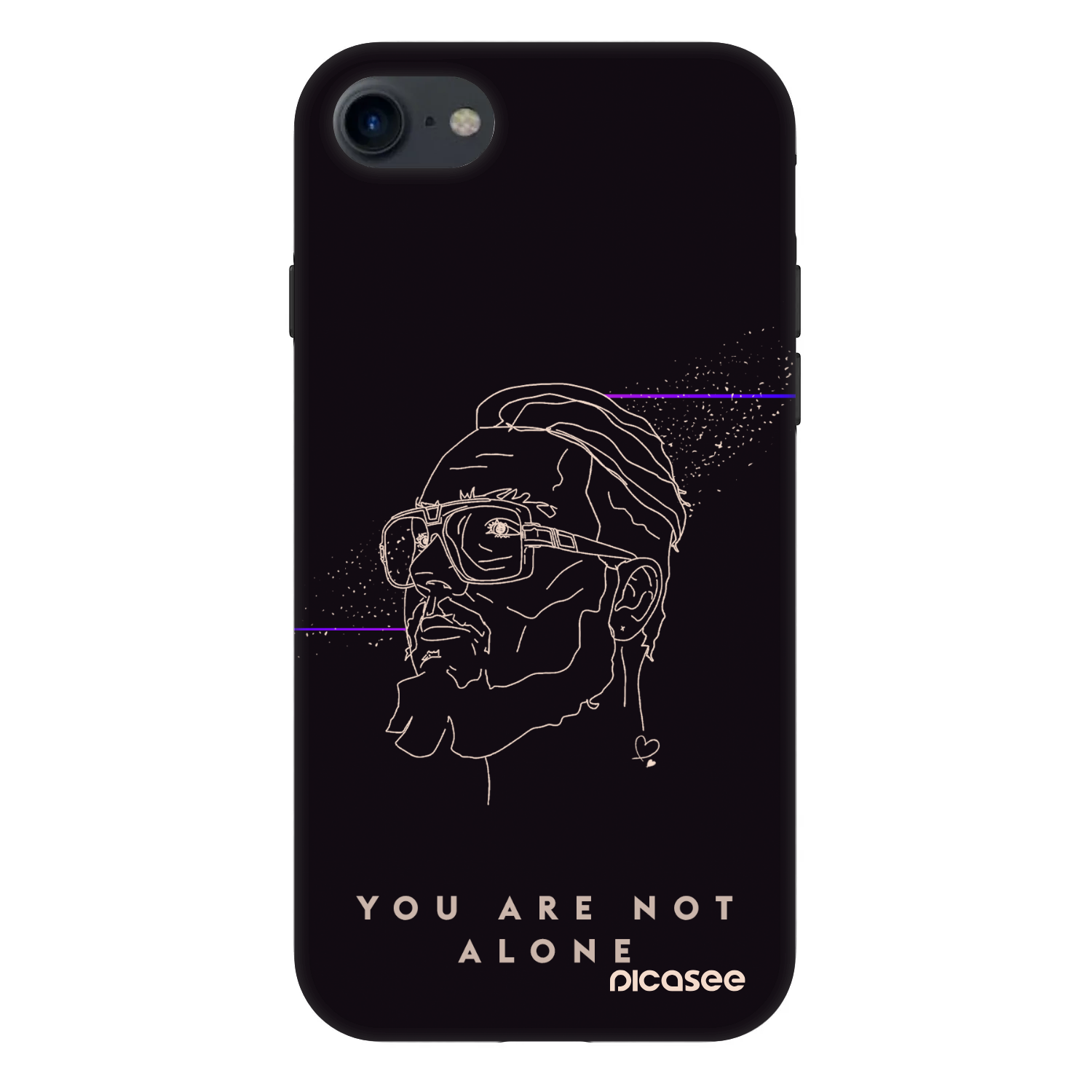 Picasee Fashion Case pre Apple iPhone SE 2022 - You are not alone