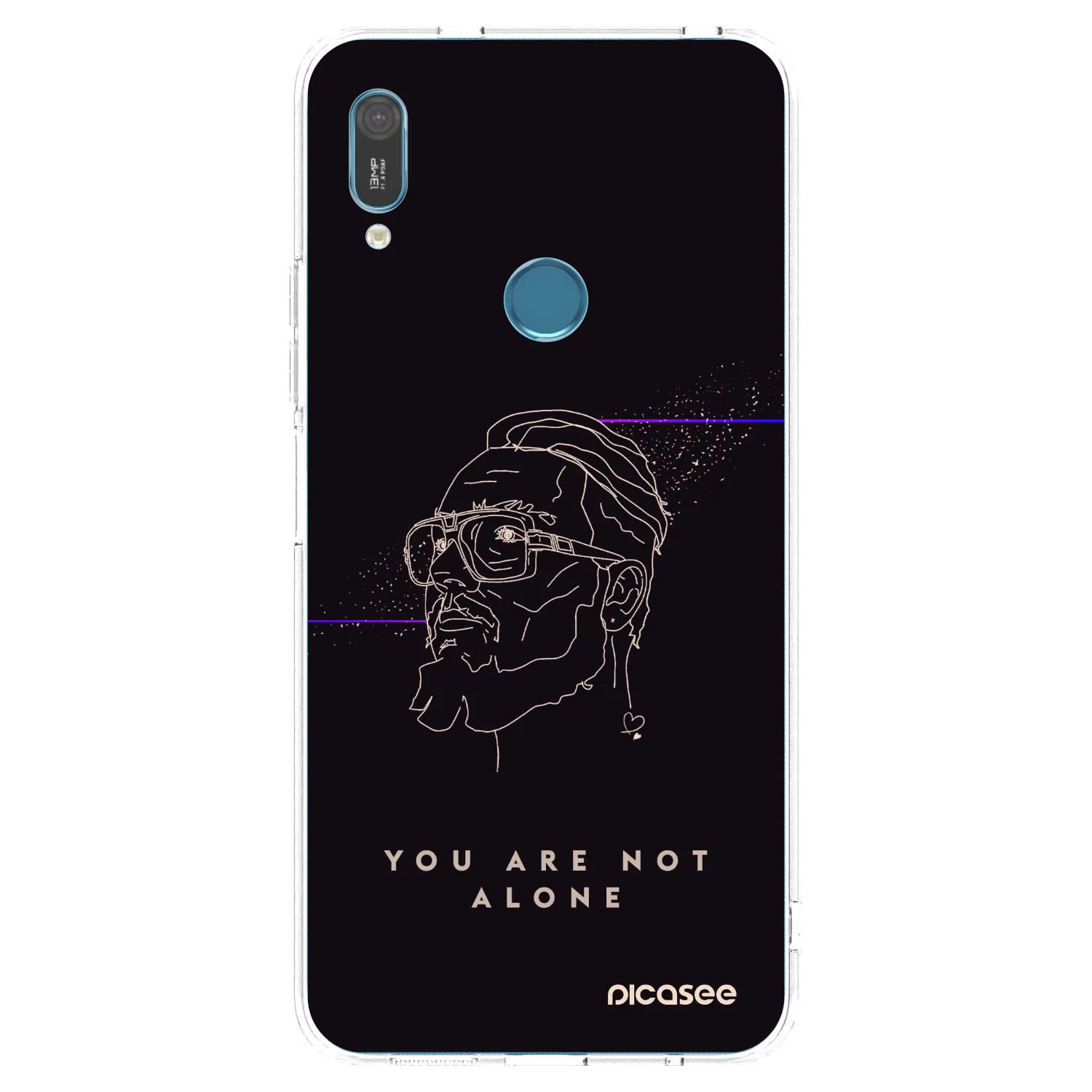 Picasee silikónový prehľadný obal pre Huawei Y6 2019 - You are not alone