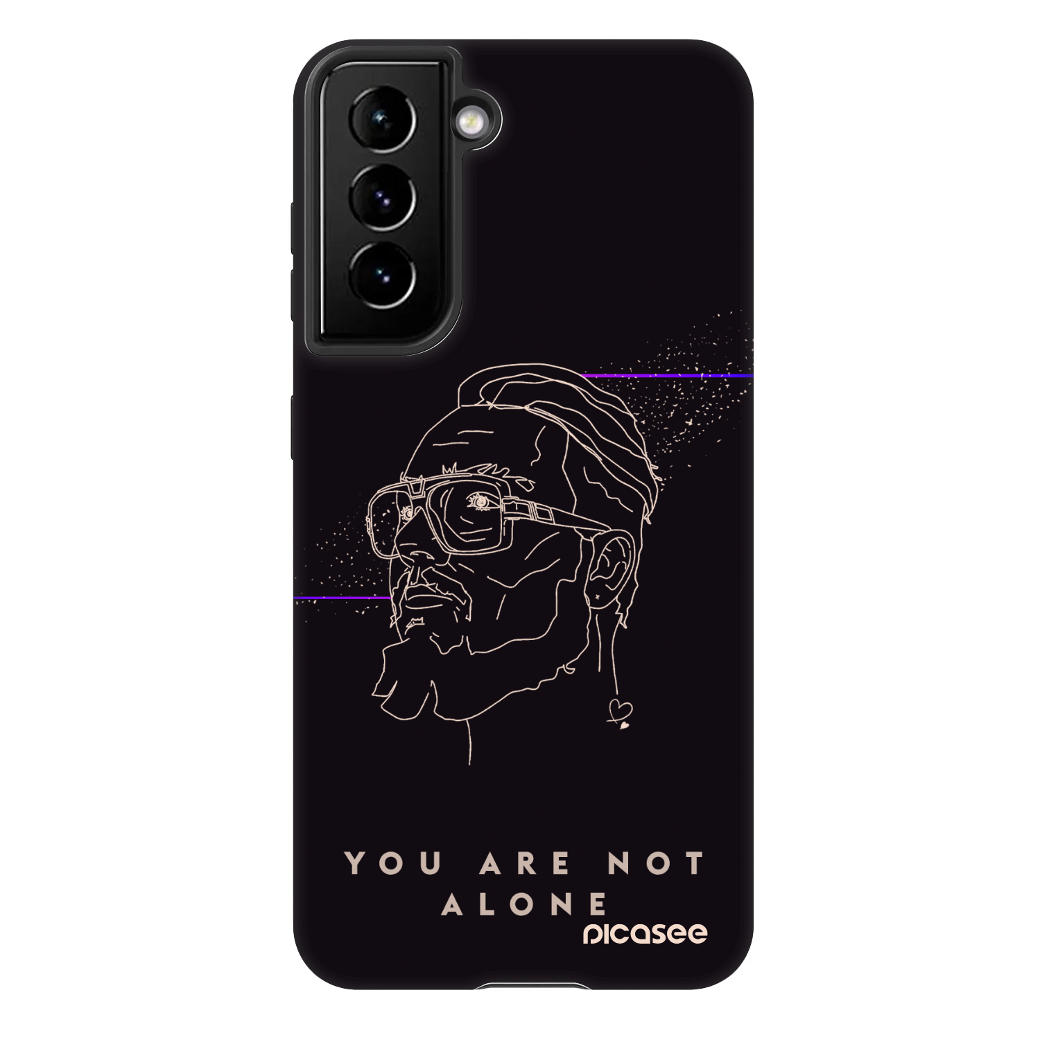 Picasee Fashion Case pre Samsung Galaxy S22 5G - You are not alone