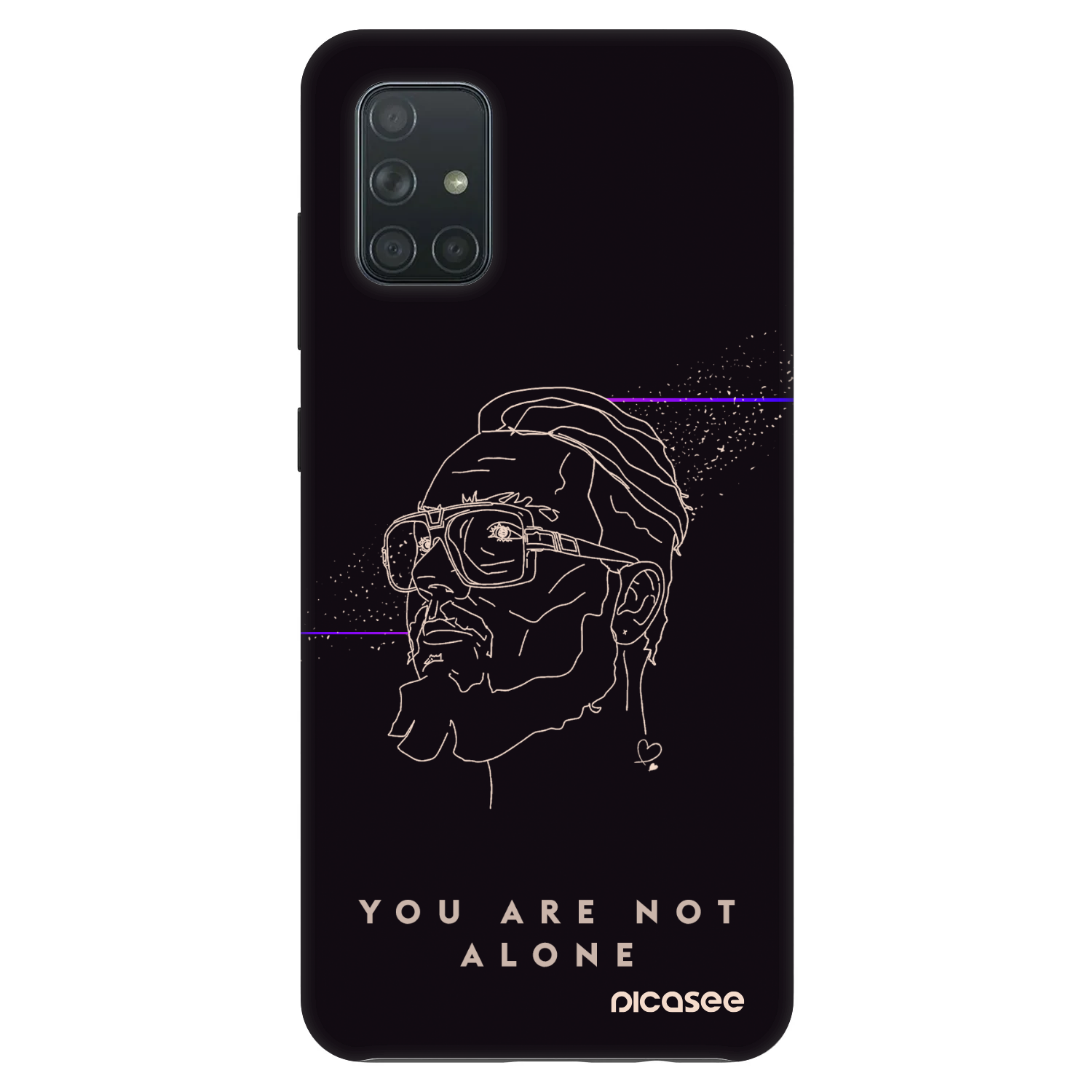 Picasee Fashion Case pre Samsung Galaxy A71 A715F - You are not alone