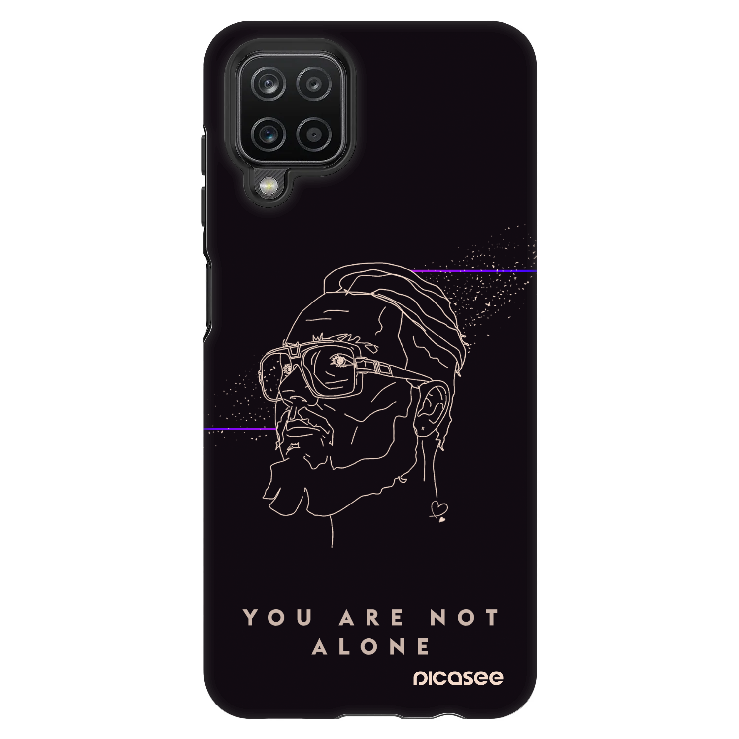Picasee Fashion Case pre Samsung Galaxy A12 A125F - You are not alone