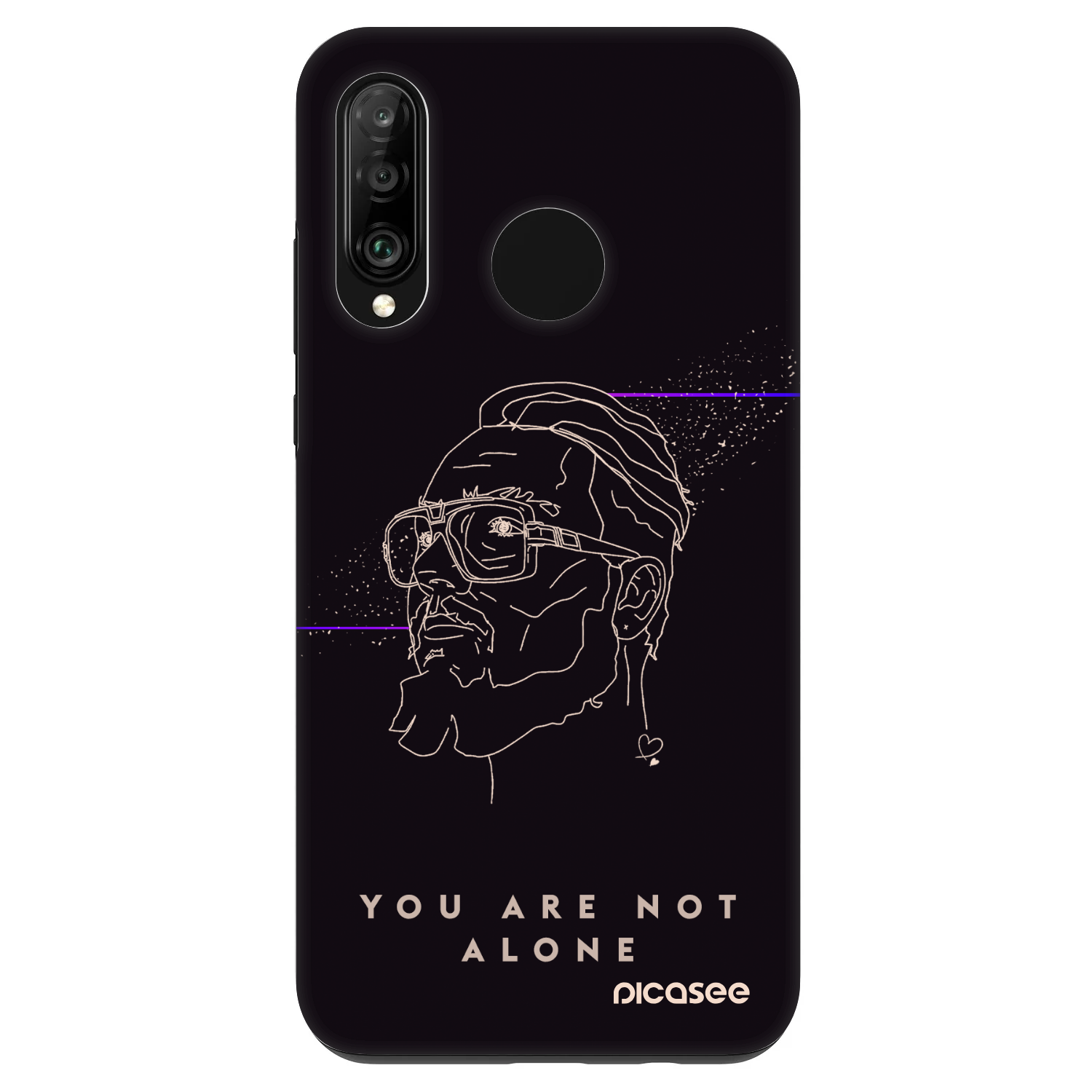 Picasee Fashion Case pre Huawei P30 Lite - You are not alone