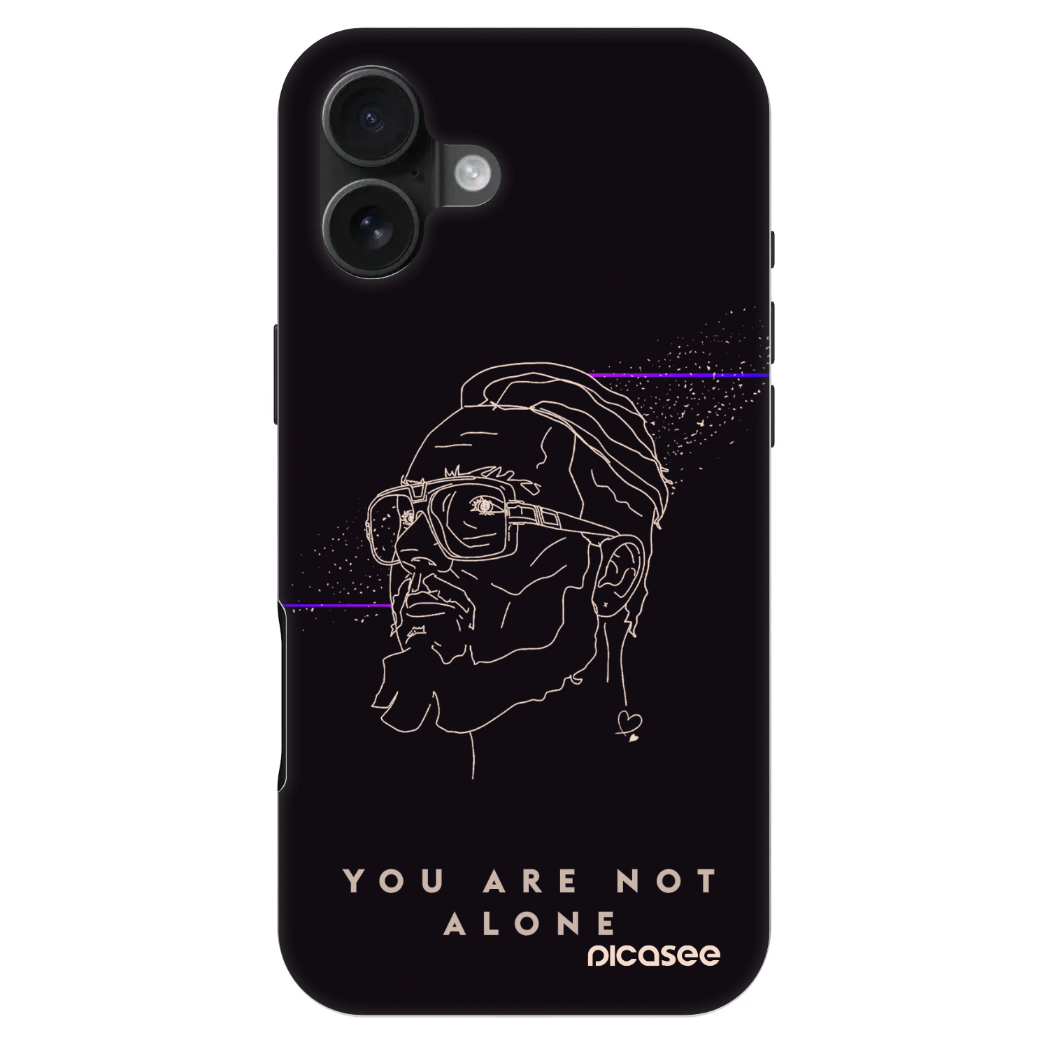 Picasee Fashion Case MagSafe pre Apple iPhone 16 Plus - You are not alone