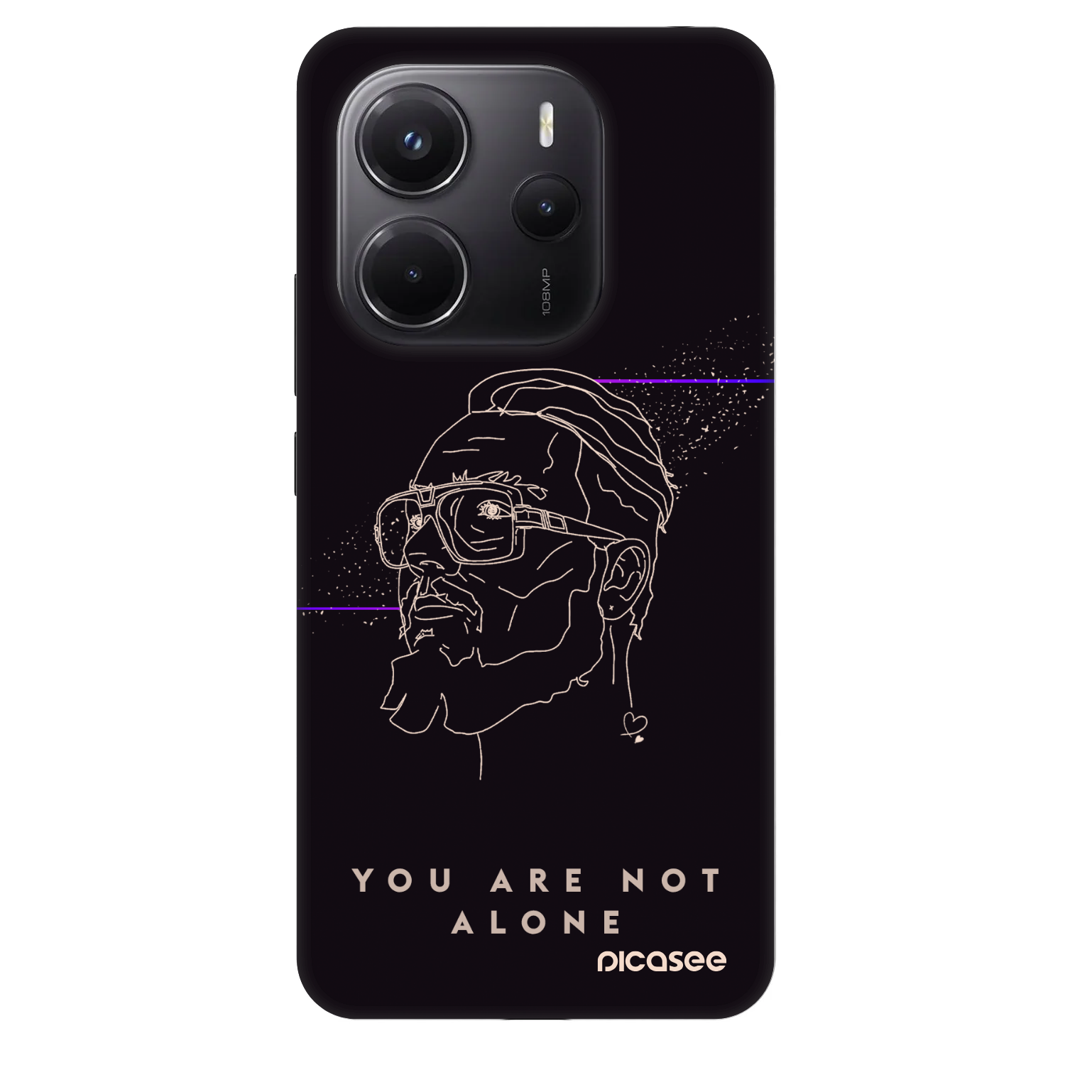 Picasee Fashion Case pre Xiaomi Redmi Note 14 4G - You are not alone