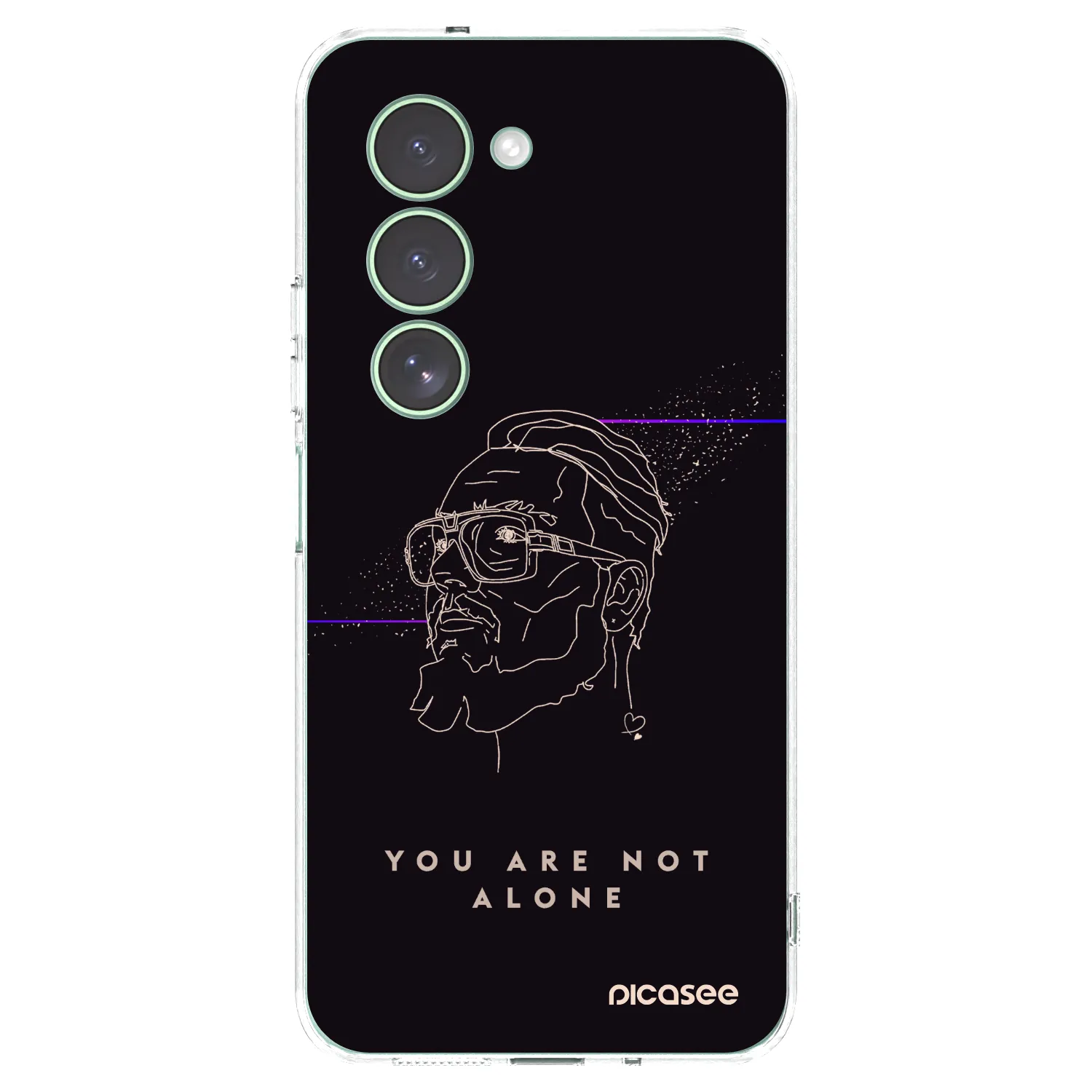 Picasee silikónový prehľadný obal pre Xiaomi Redmi 15 5G - You are not alone