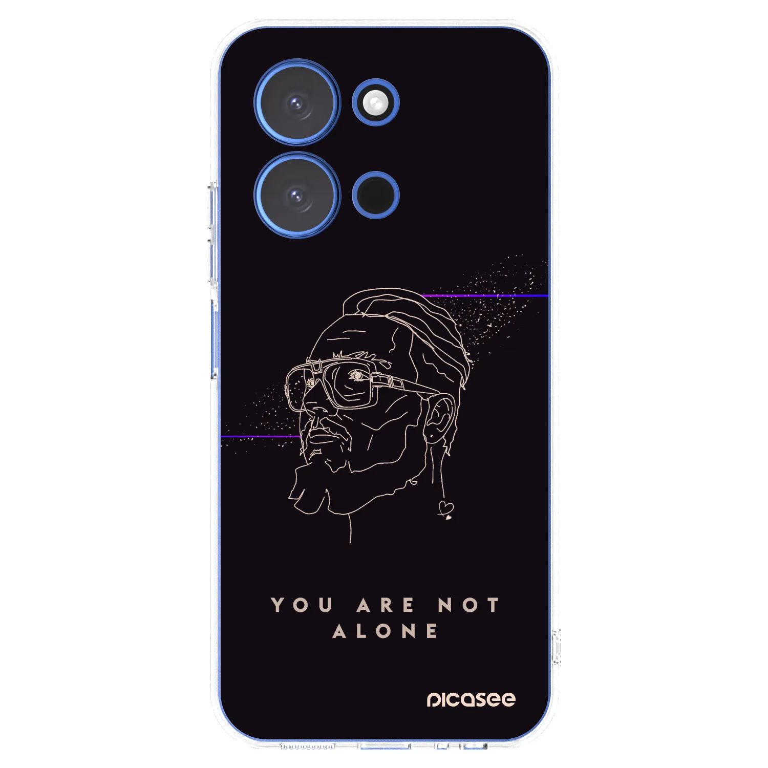 Picasee silikónový prehľadný obal pre Xiaomi Redmi 15C 4G - You are not alone