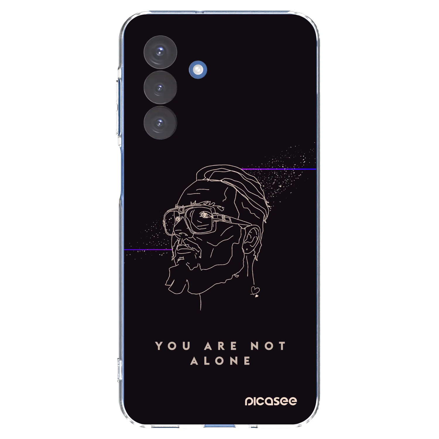 Picasee silikónový prehľadný obal pre Samsung Galaxy A17 5G - You are not alone