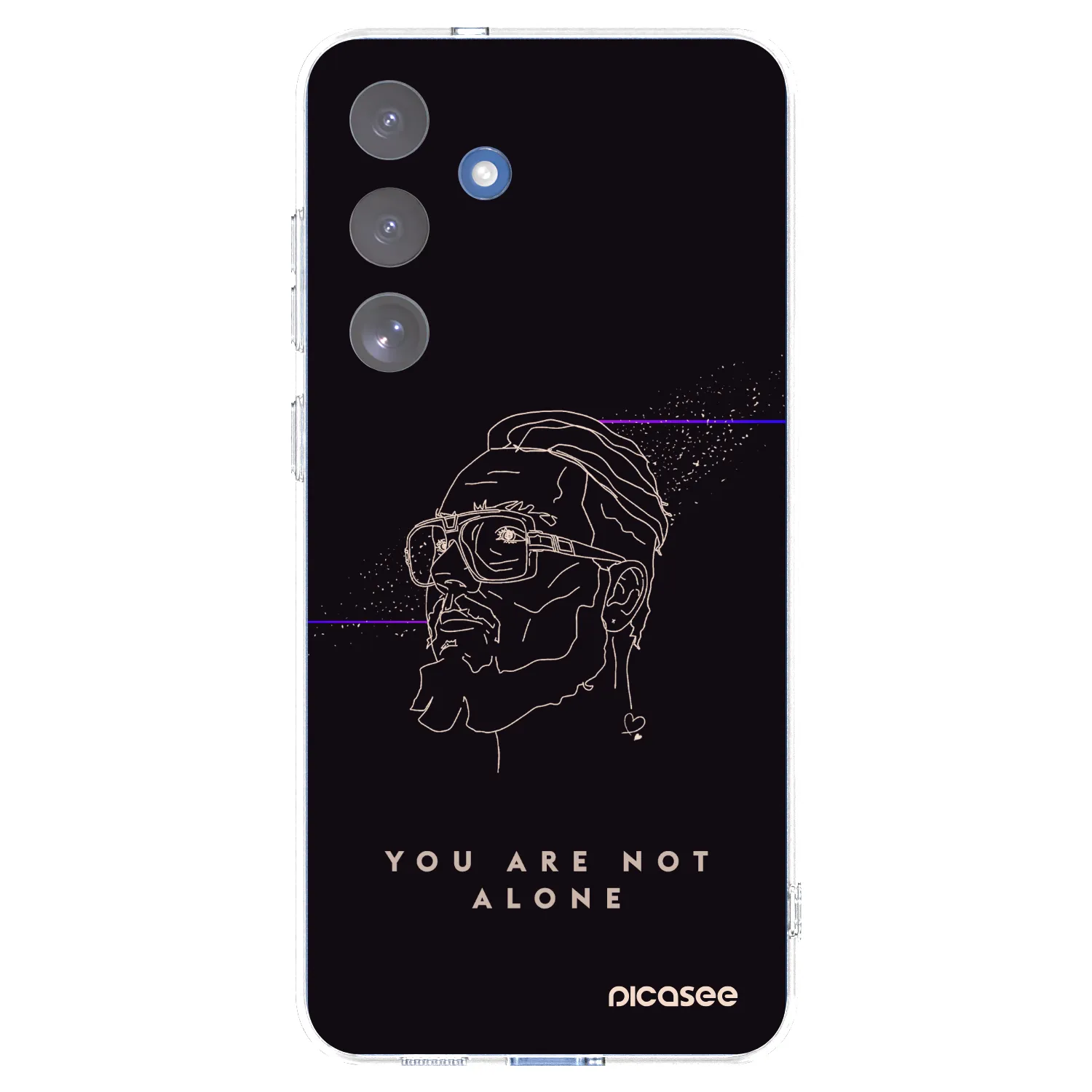 Picasee silikónový prehľadný obal pre Samsung Galaxy S25 FE 5G - You are not alone